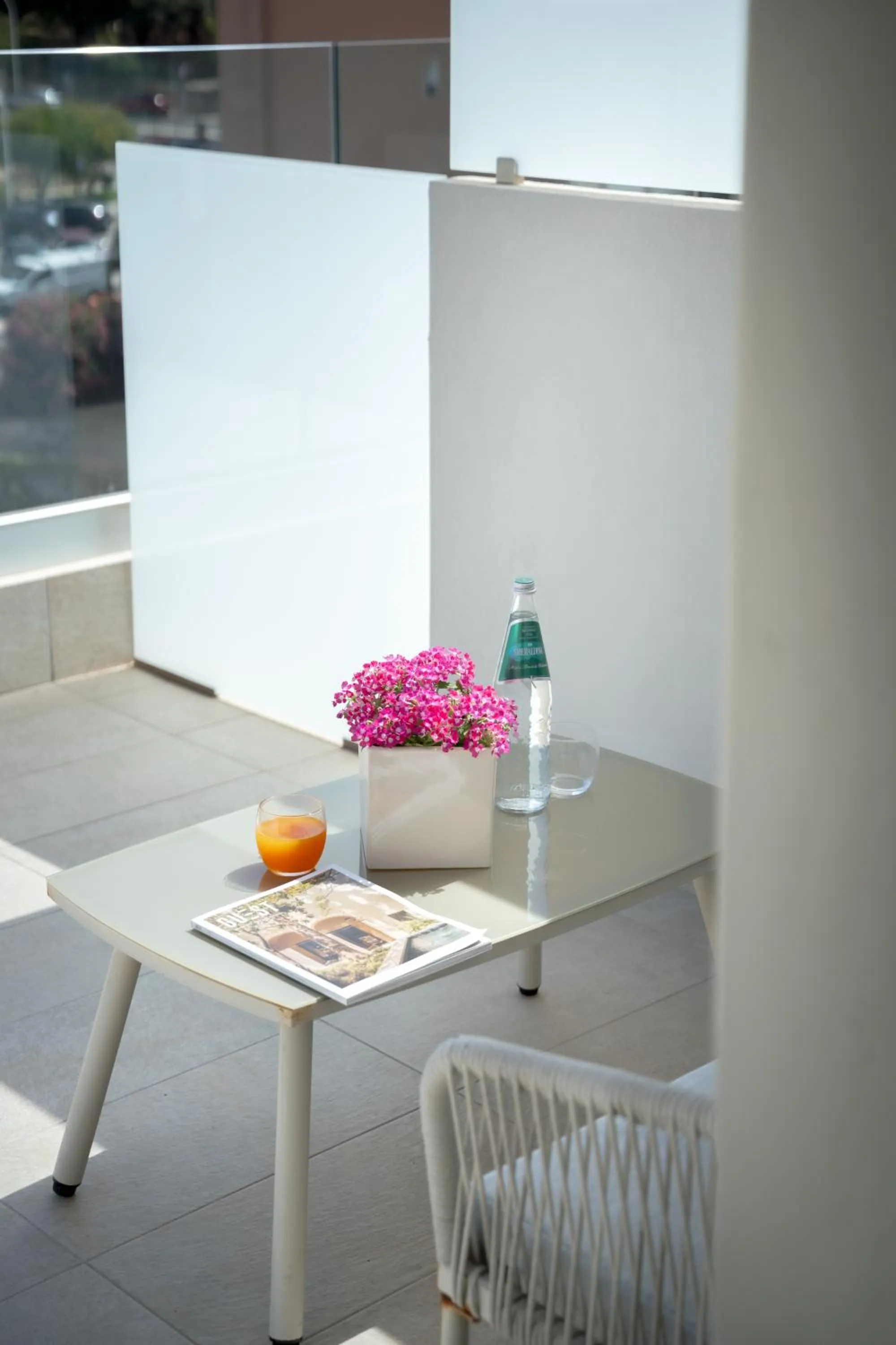 Balcony/Terrace in Hotel Carlo Felice Sassari