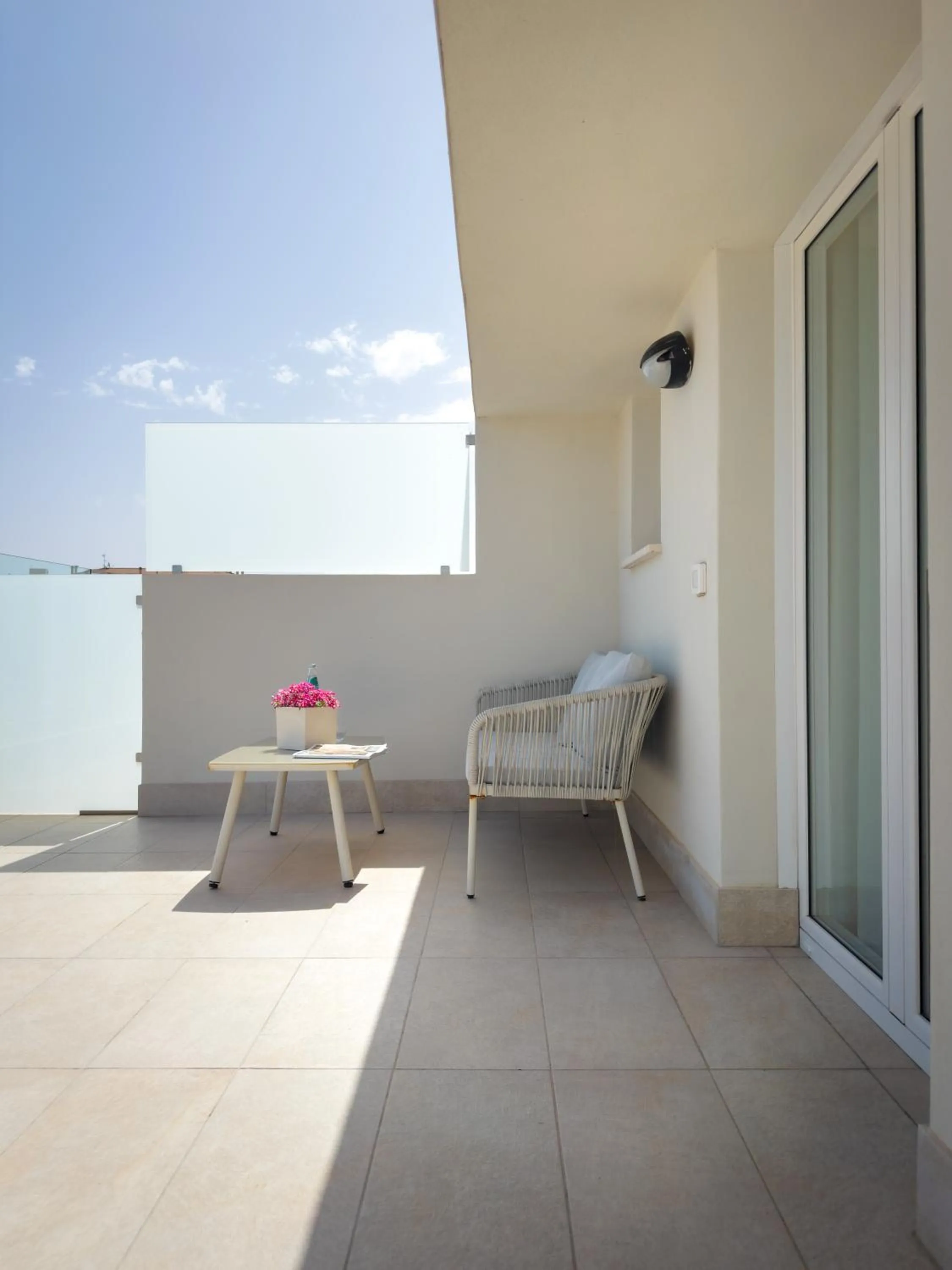 Balcony/Terrace in Hotel Carlo Felice Sassari