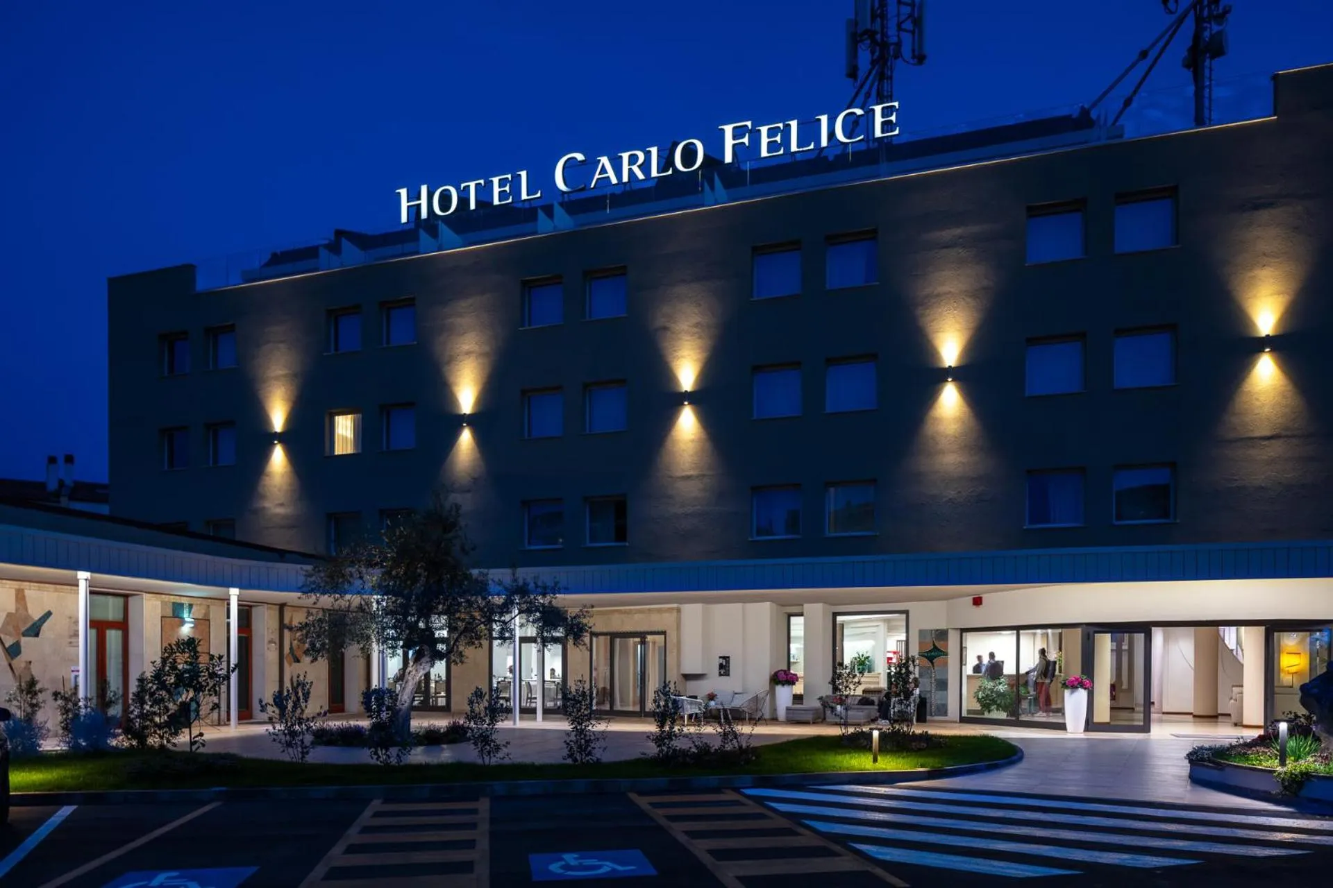 Property building in Hotel Carlo Felice Sassari