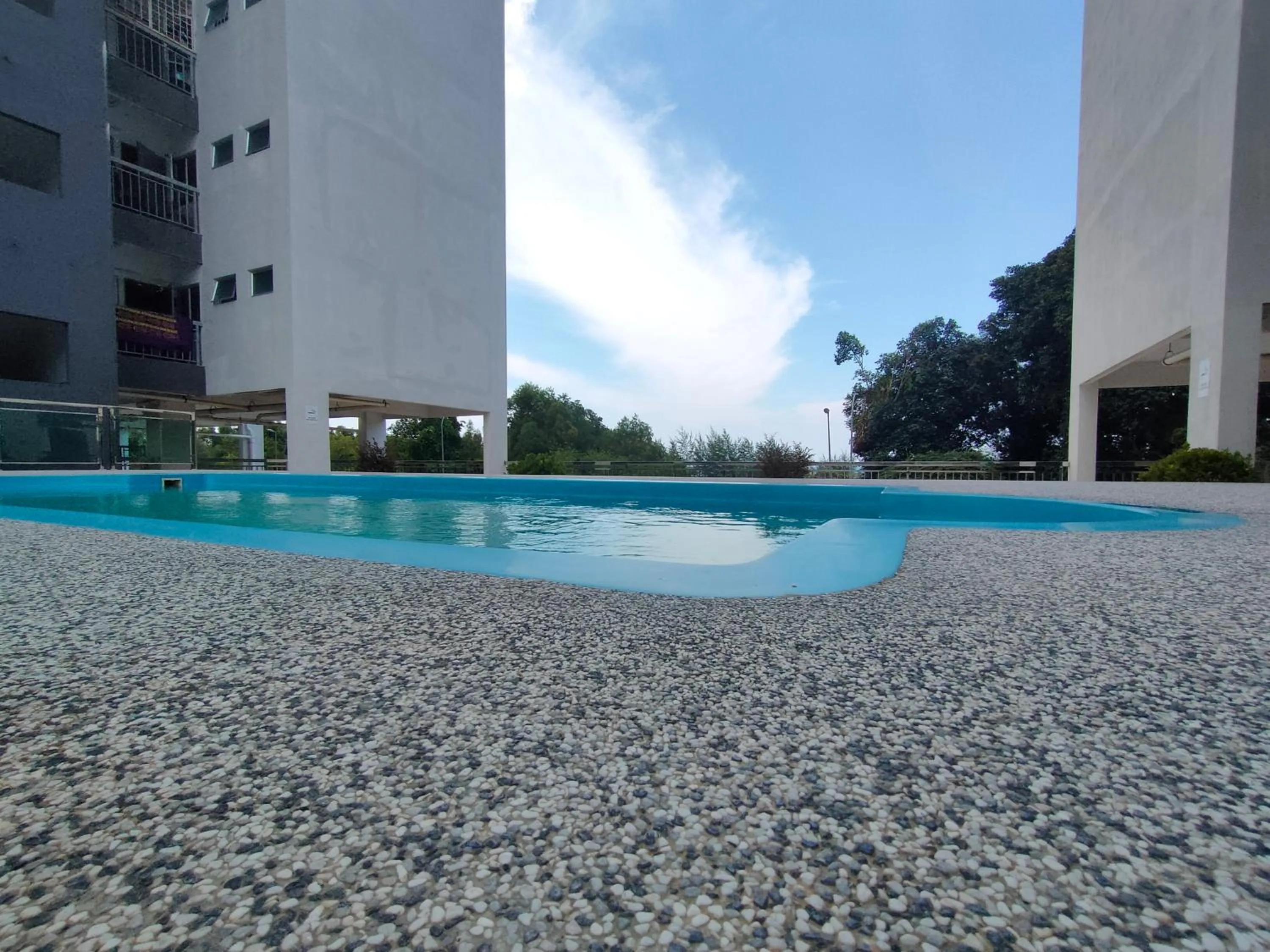Pool view in Sutra Damai Seaview