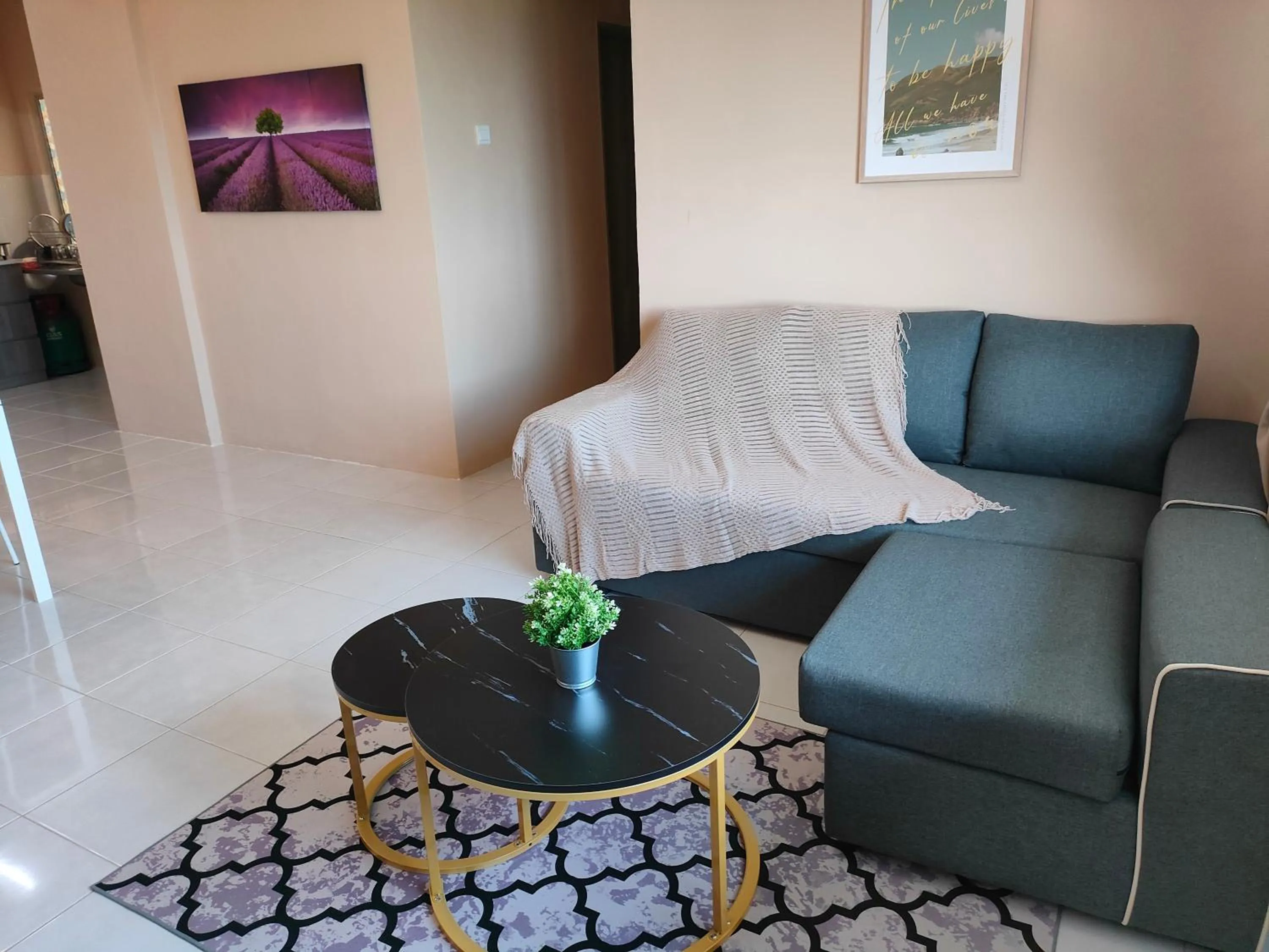 Seating area in Sutra Damai Seaview