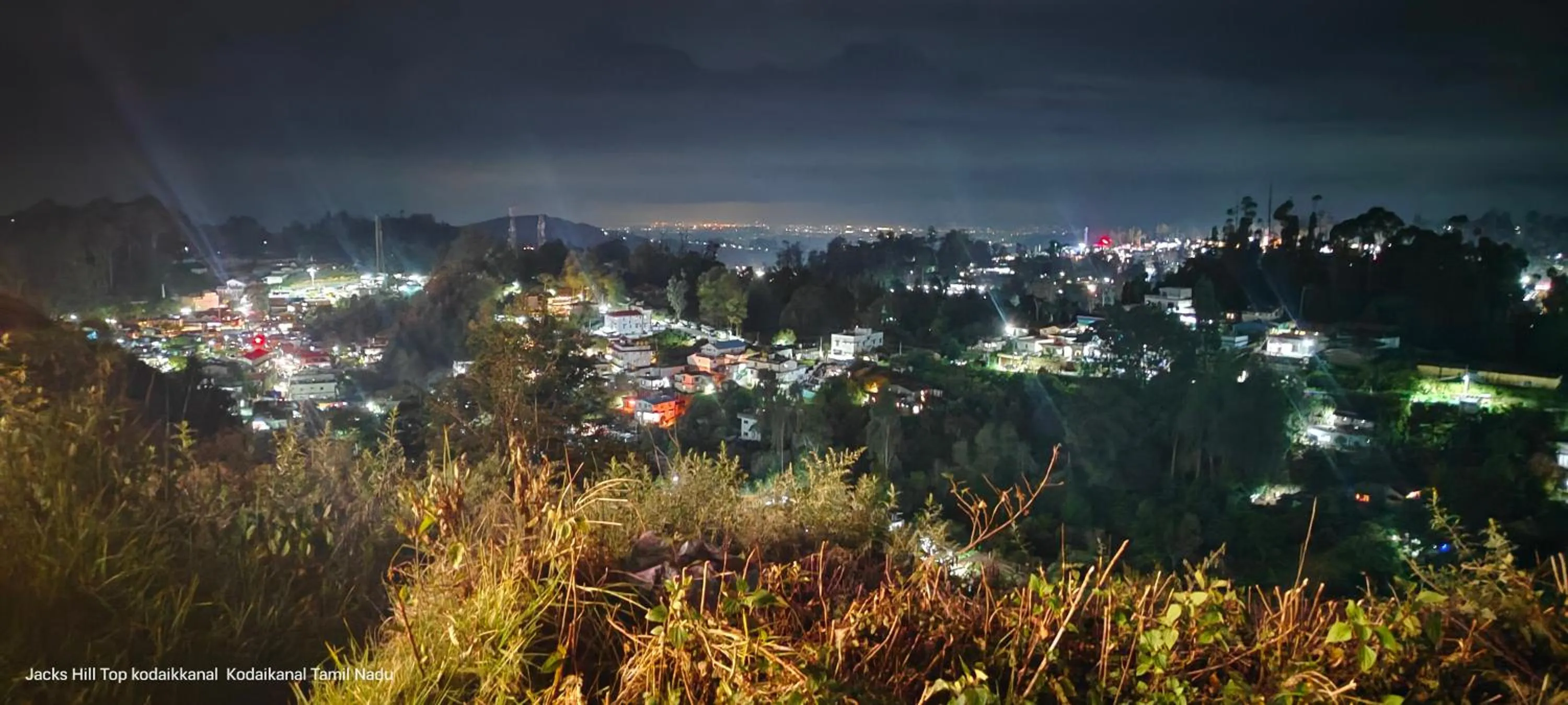 Night in The Jacks Hilltop Resort Kodaikanal