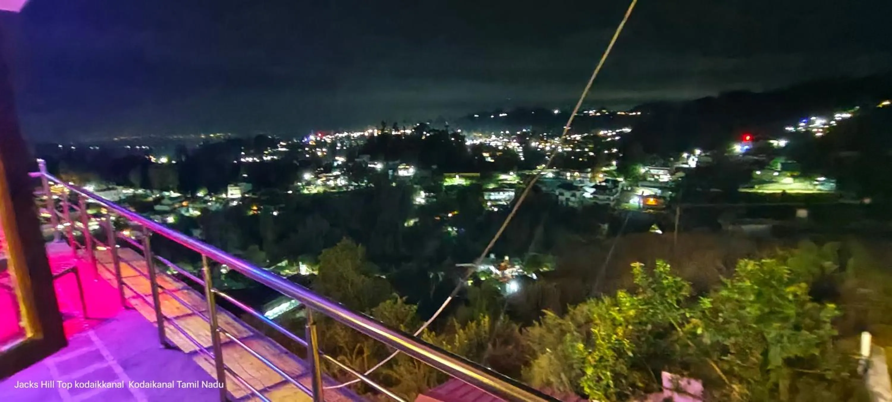 Night in The Jacks Hilltop Resort Kodaikanal