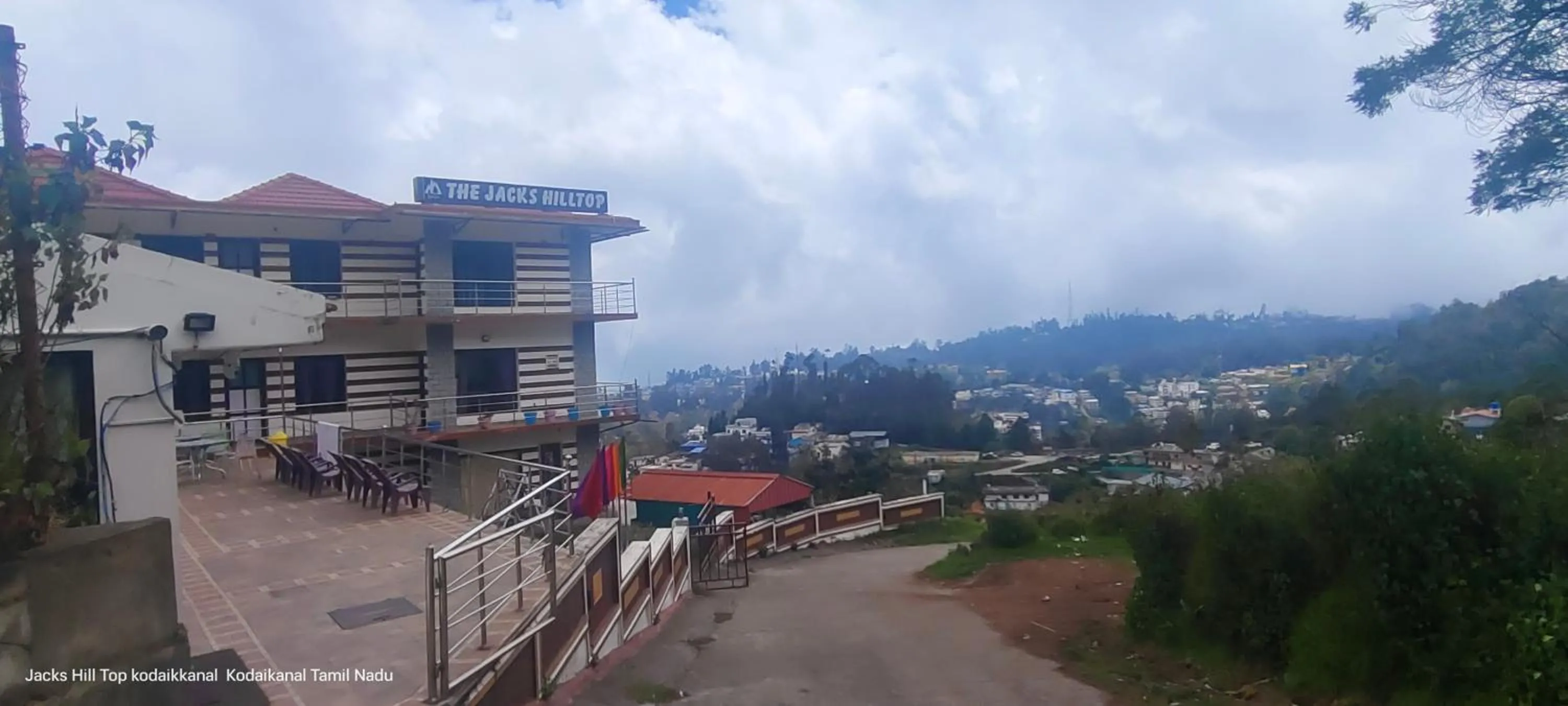 Quiet street view in The Jacks Hilltop Resort Kodaikanal