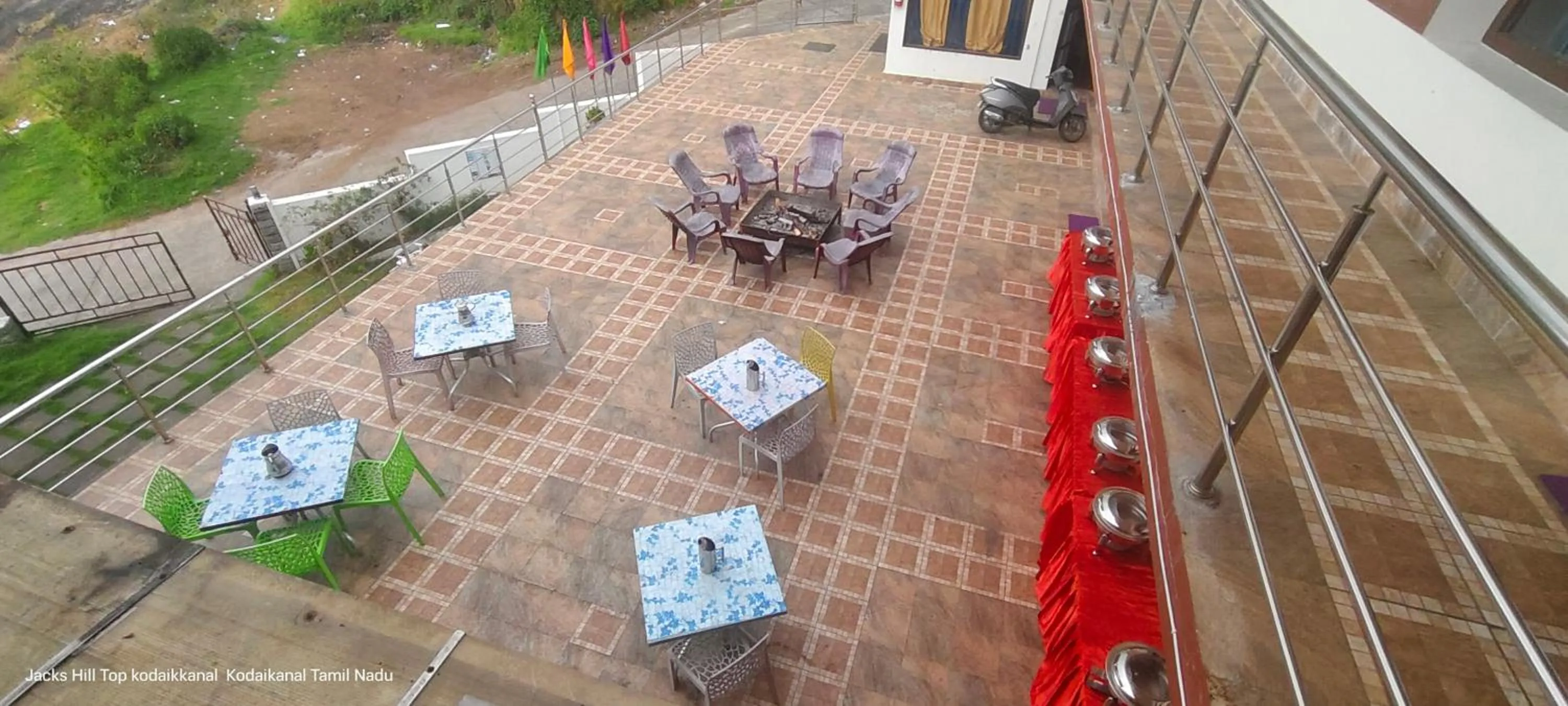 Patio in The Jacks Hilltop Resort Kodaikanal