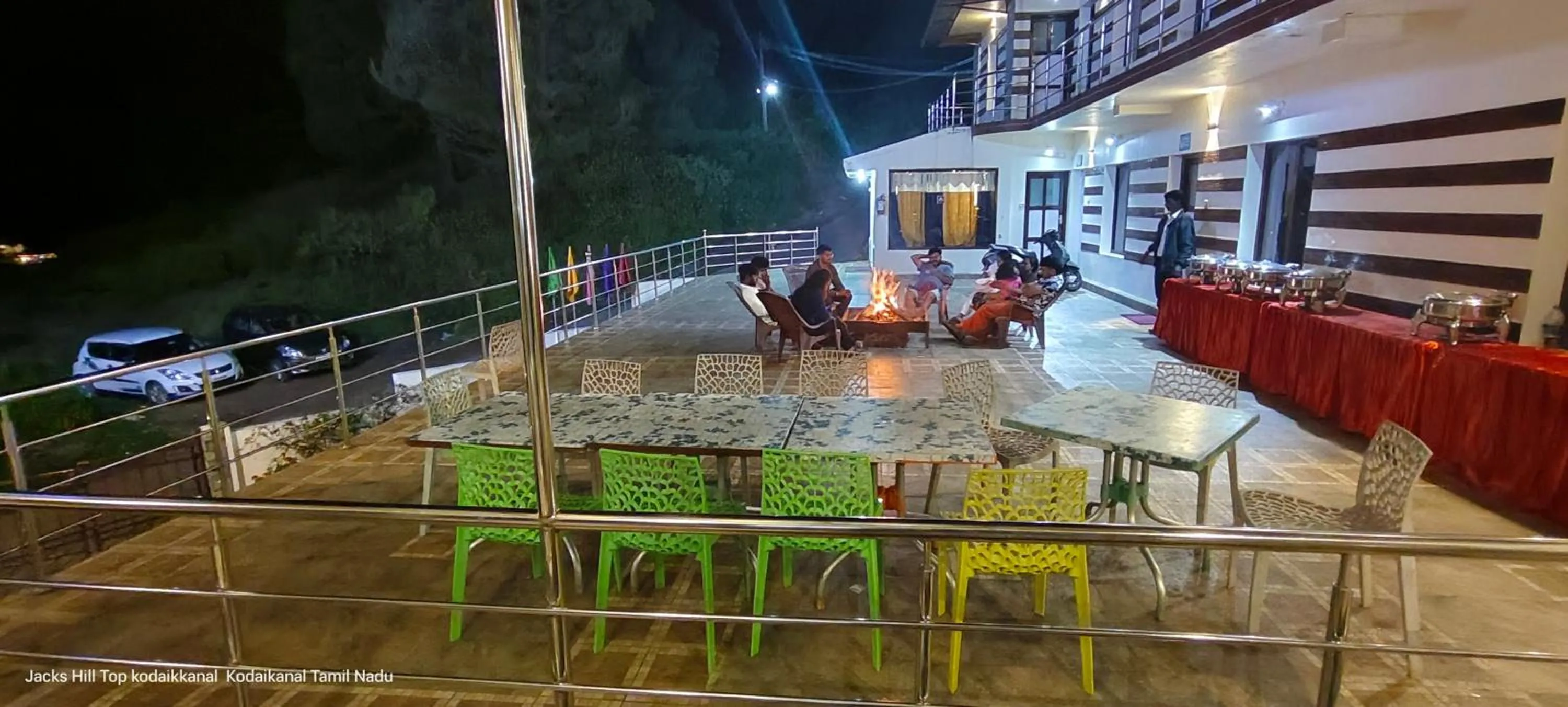 Patio in The Jacks Hilltop Resort Kodaikanal