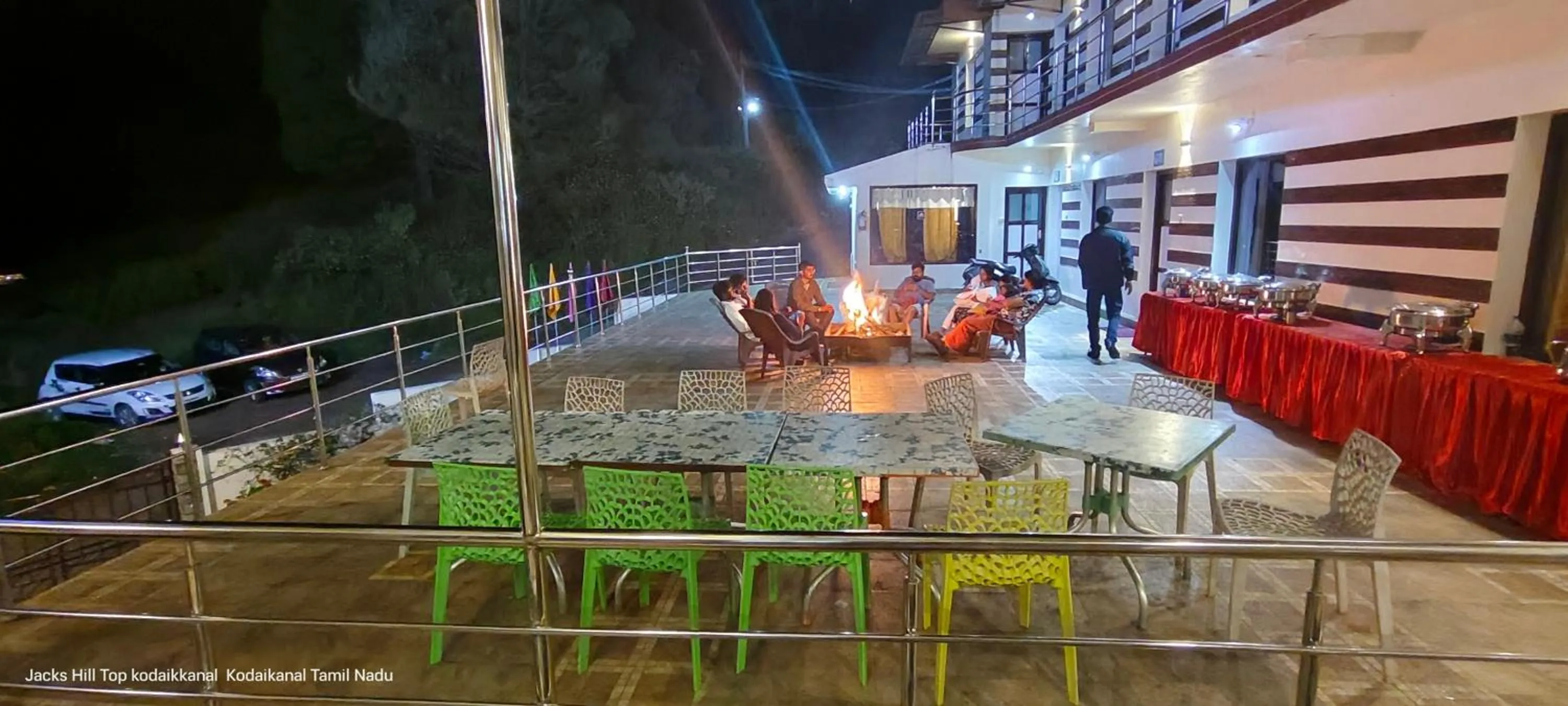 Patio in The Jacks Hilltop Resort Kodaikanal