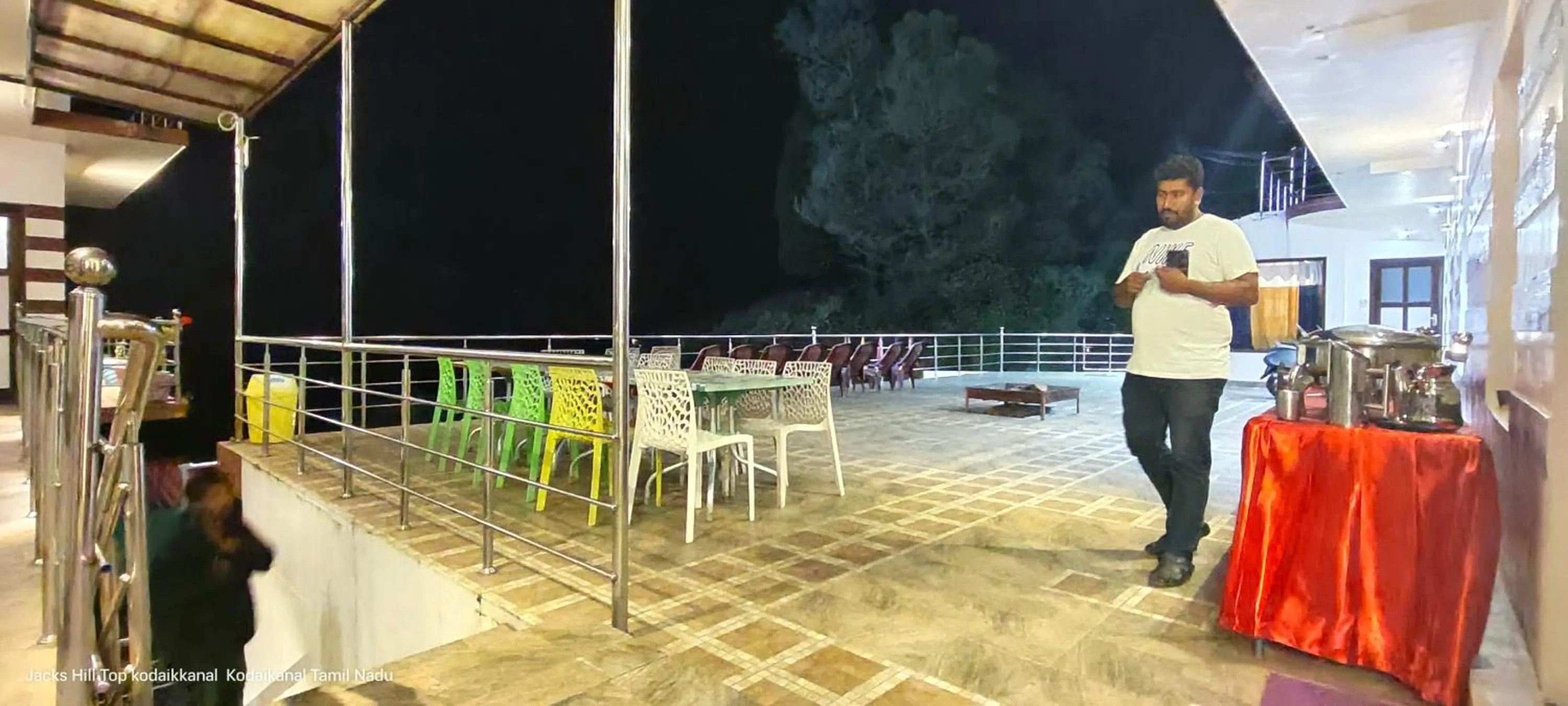 Patio in The Jacks Hilltop Resort Kodaikanal