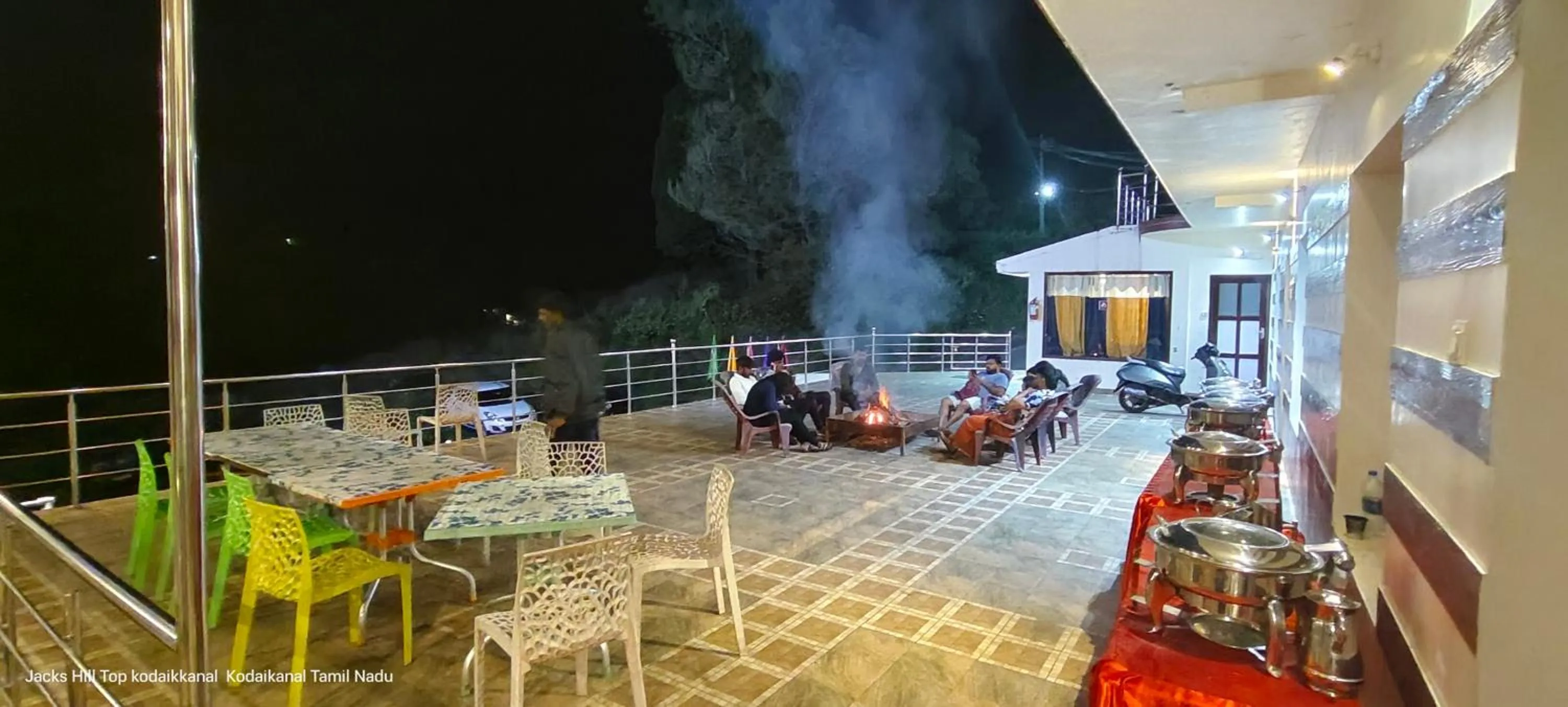 Patio in The Jacks Hilltop Resort Kodaikanal