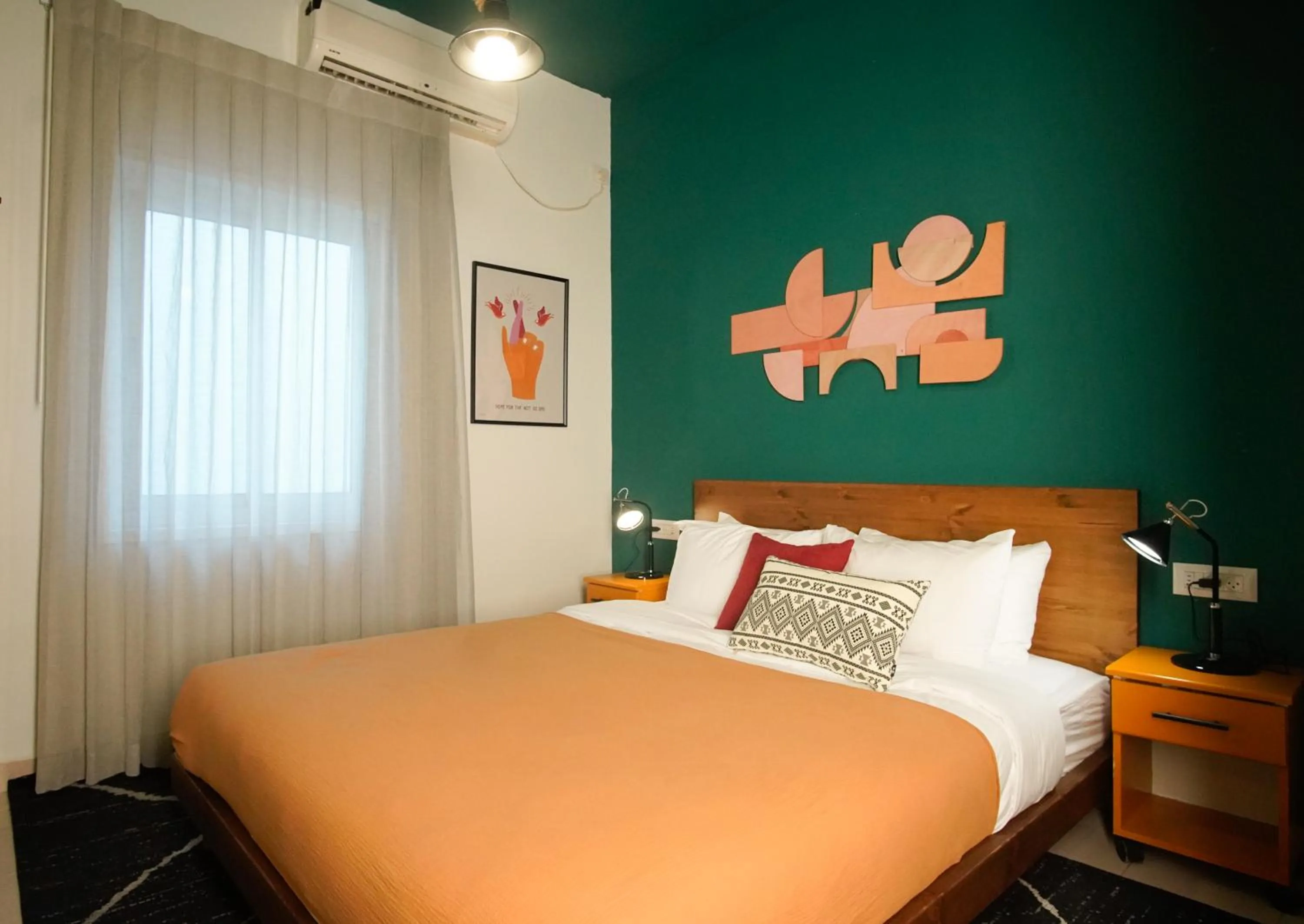 Bed in Selina Frishman Tel Aviv