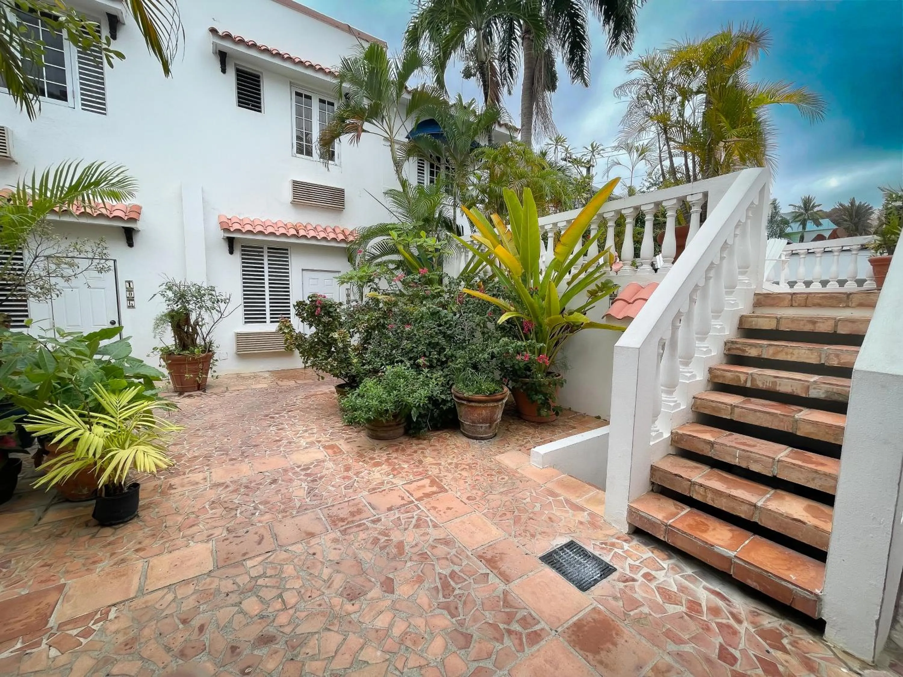 Garden view in At Wind Chimes Boutique Hotel