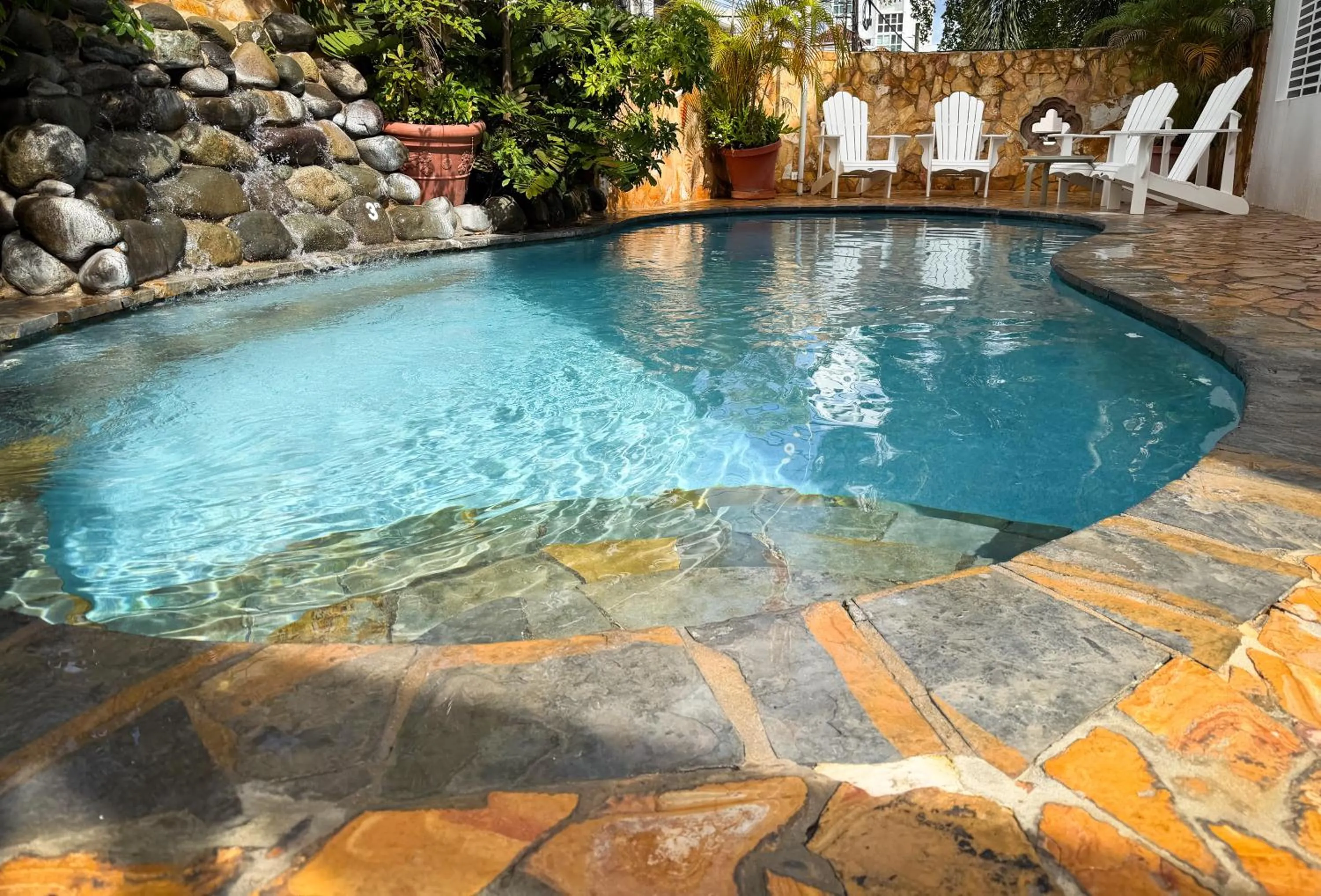 Swimming pool in At Wind Chimes Boutique Hotel