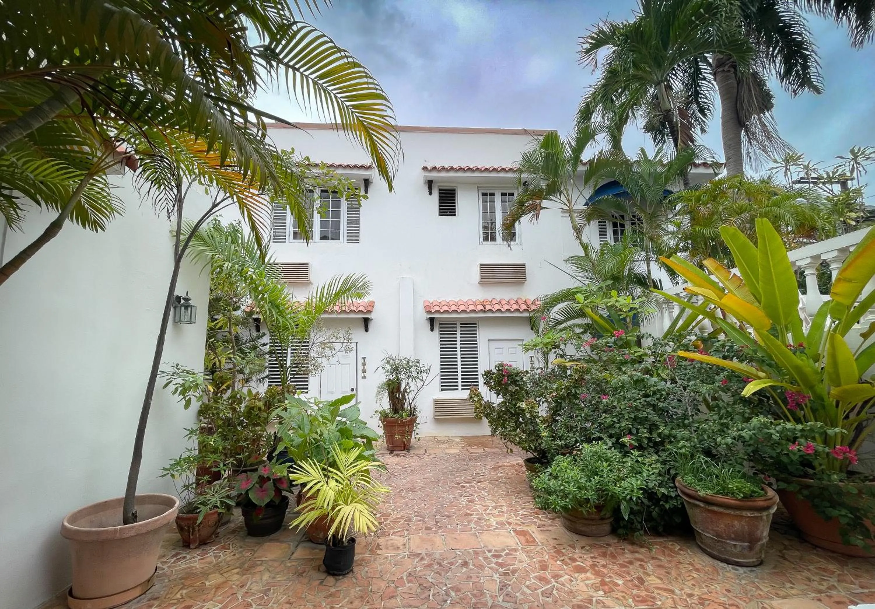 Inner courtyard view in At Wind Chimes Boutique Hotel