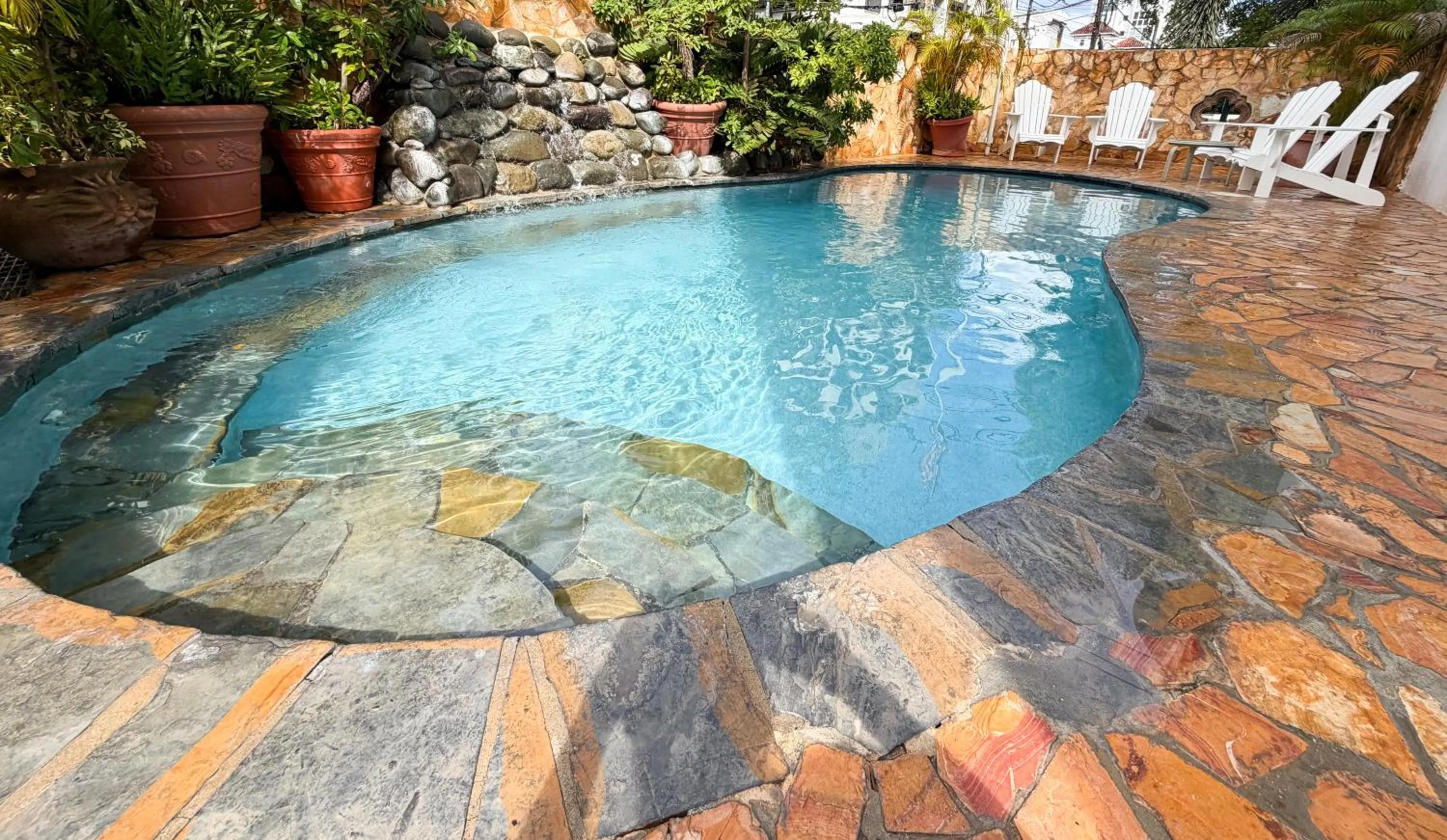 Swimming pool in At Wind Chimes Boutique Hotel