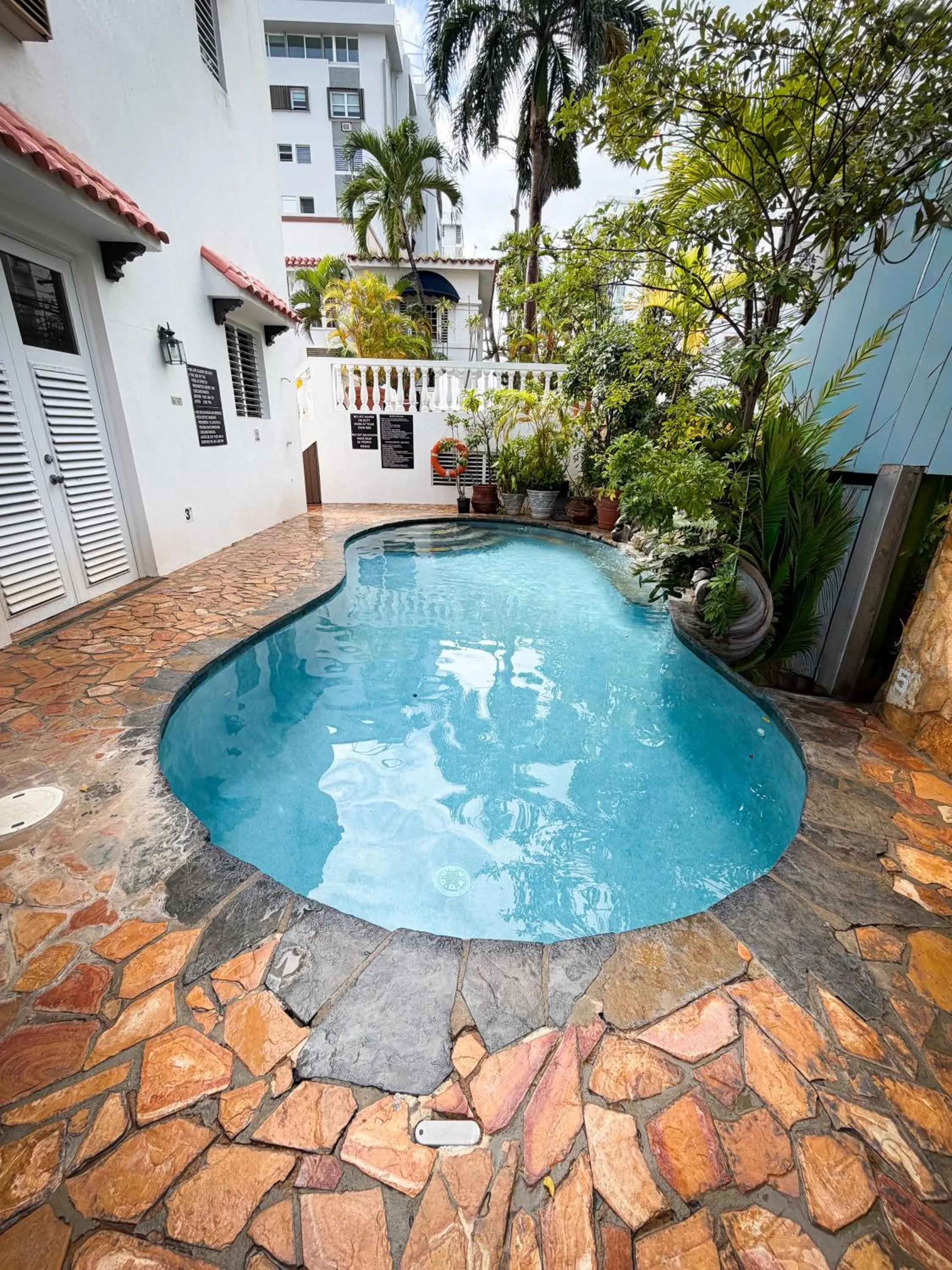 Swimming pool in At Wind Chimes Boutique Hotel