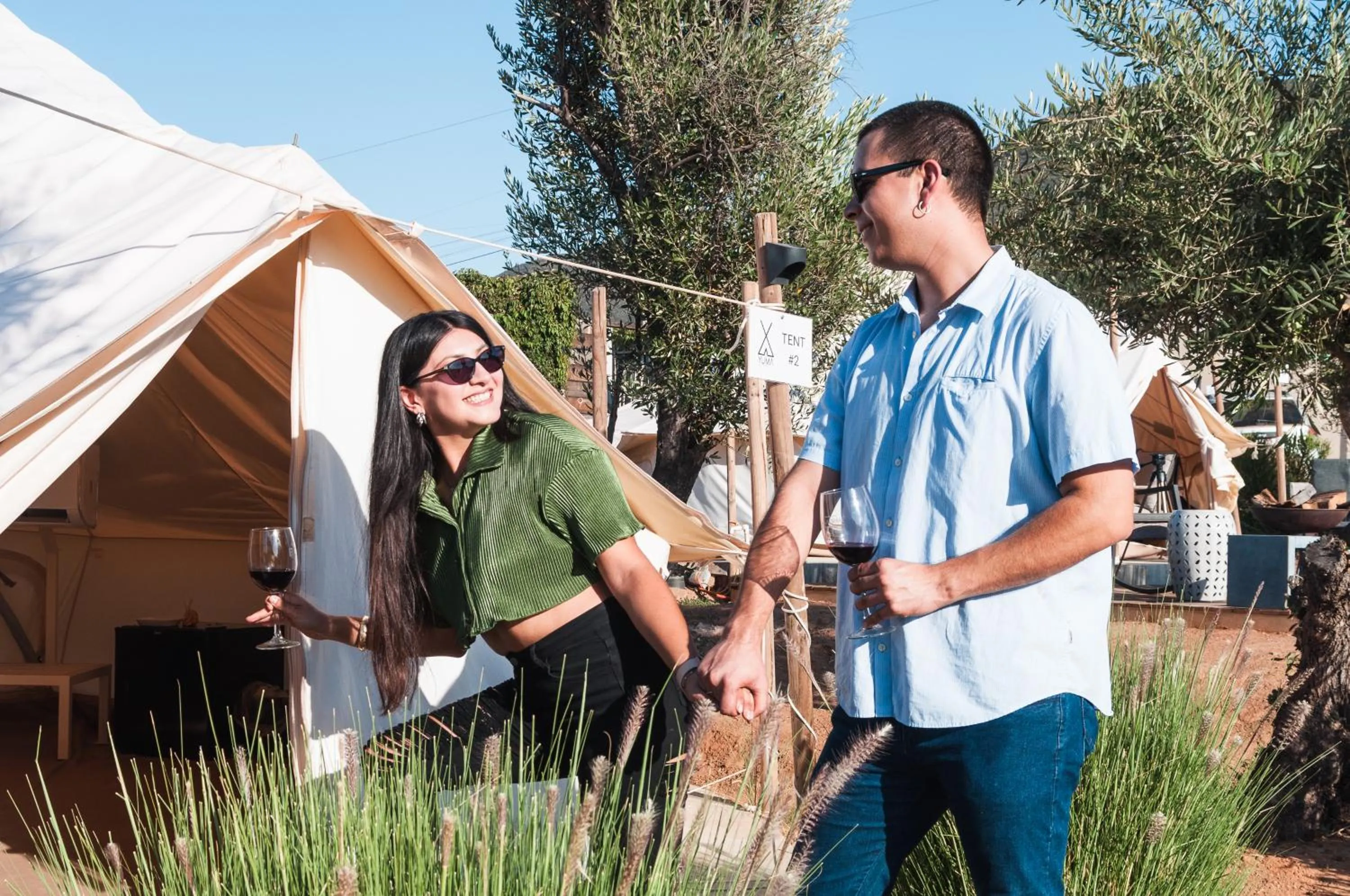 Glamping Valle de Guadalupe with Private Bathrooms by YUMA Resort