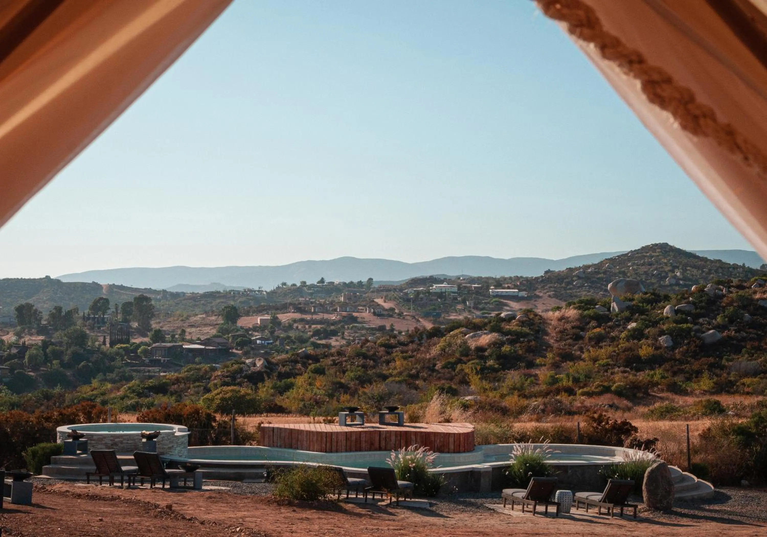 Day in Glamping Valle de Guadalupe with Private Bathrooms by YUMA Resort
