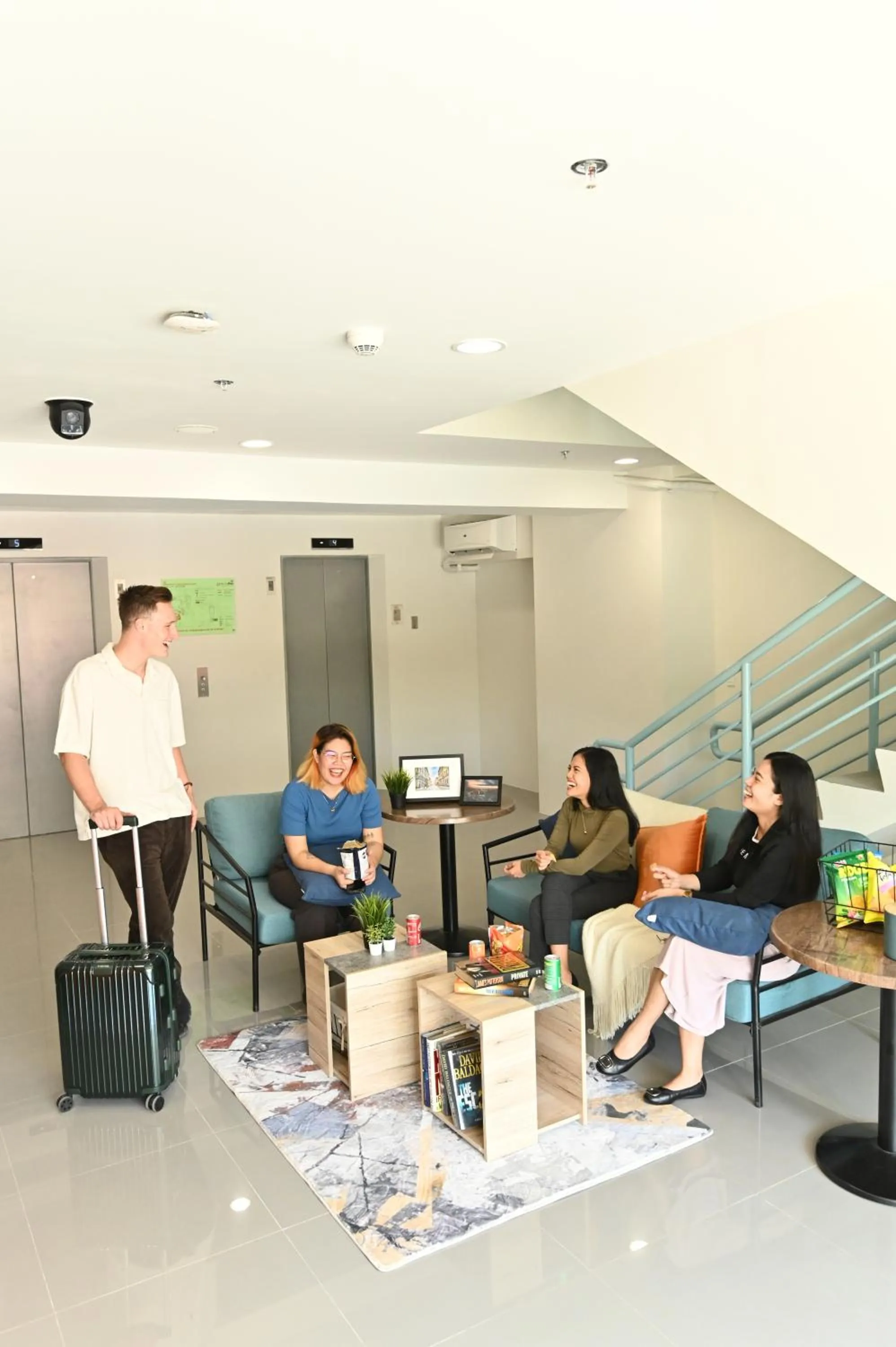 People in The City Flats Sacred Heart