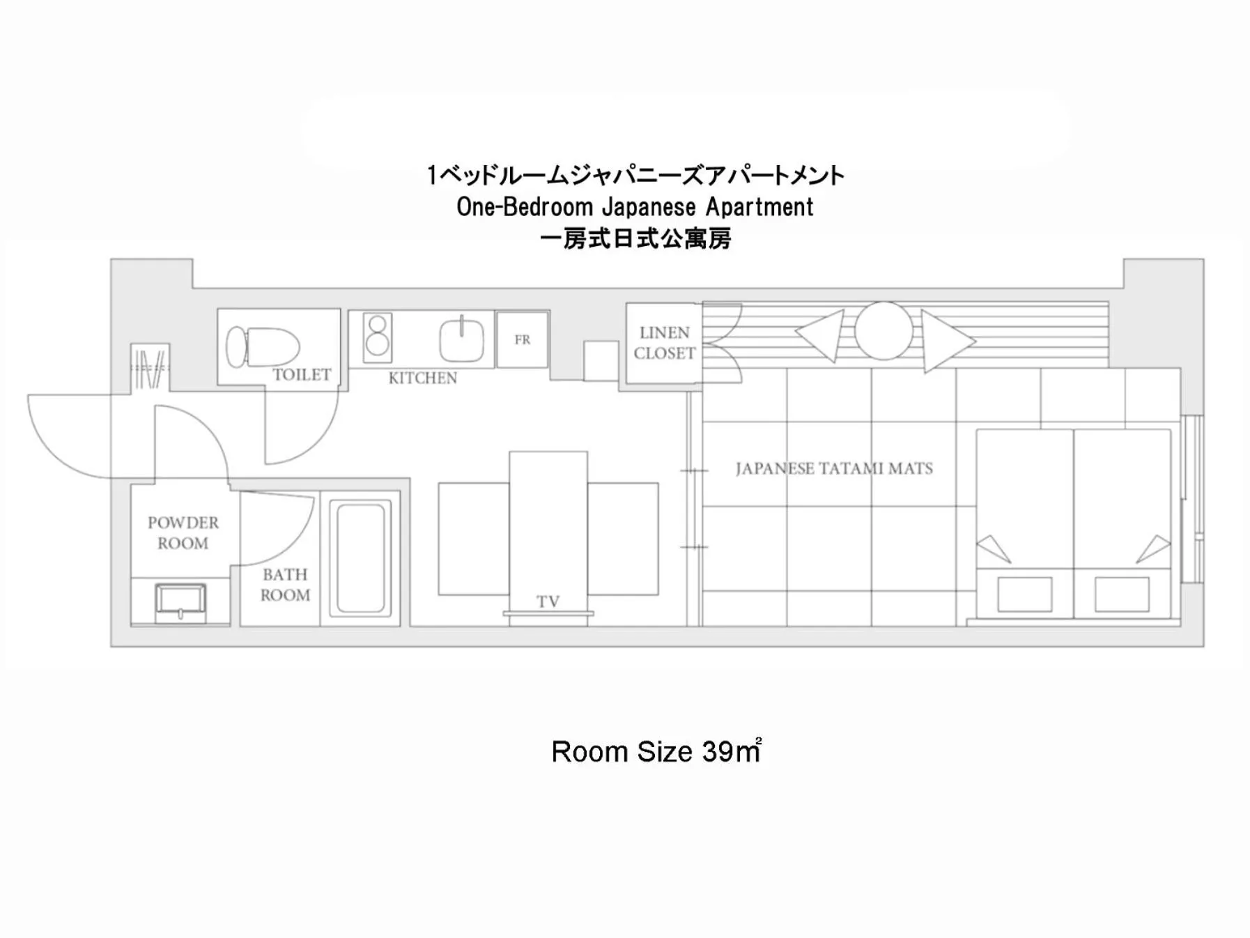 Floor plan in MIMARU Tokyo Ikebukuro