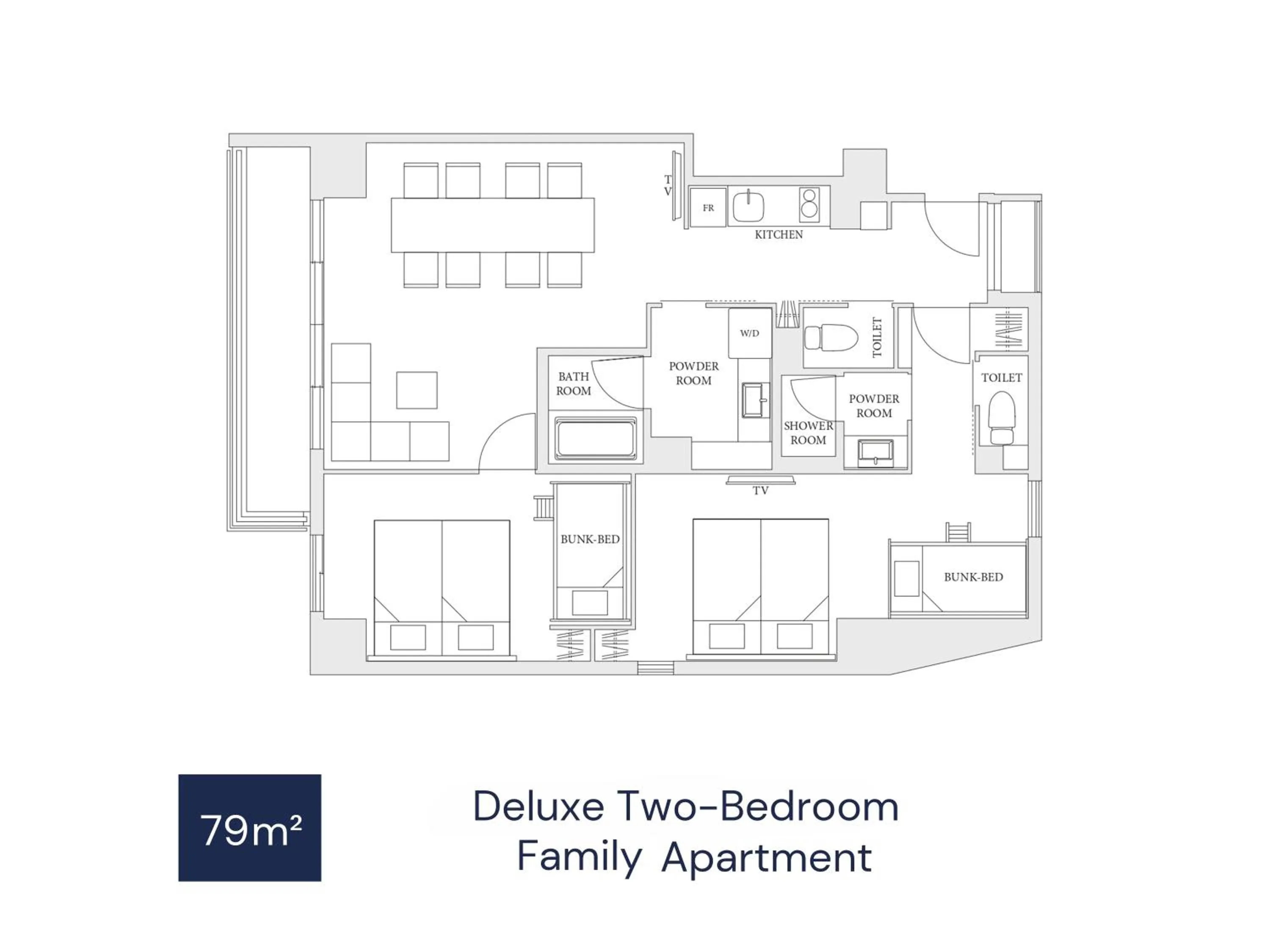Floor plan in MIMARU Osaka Shinsaibashi North