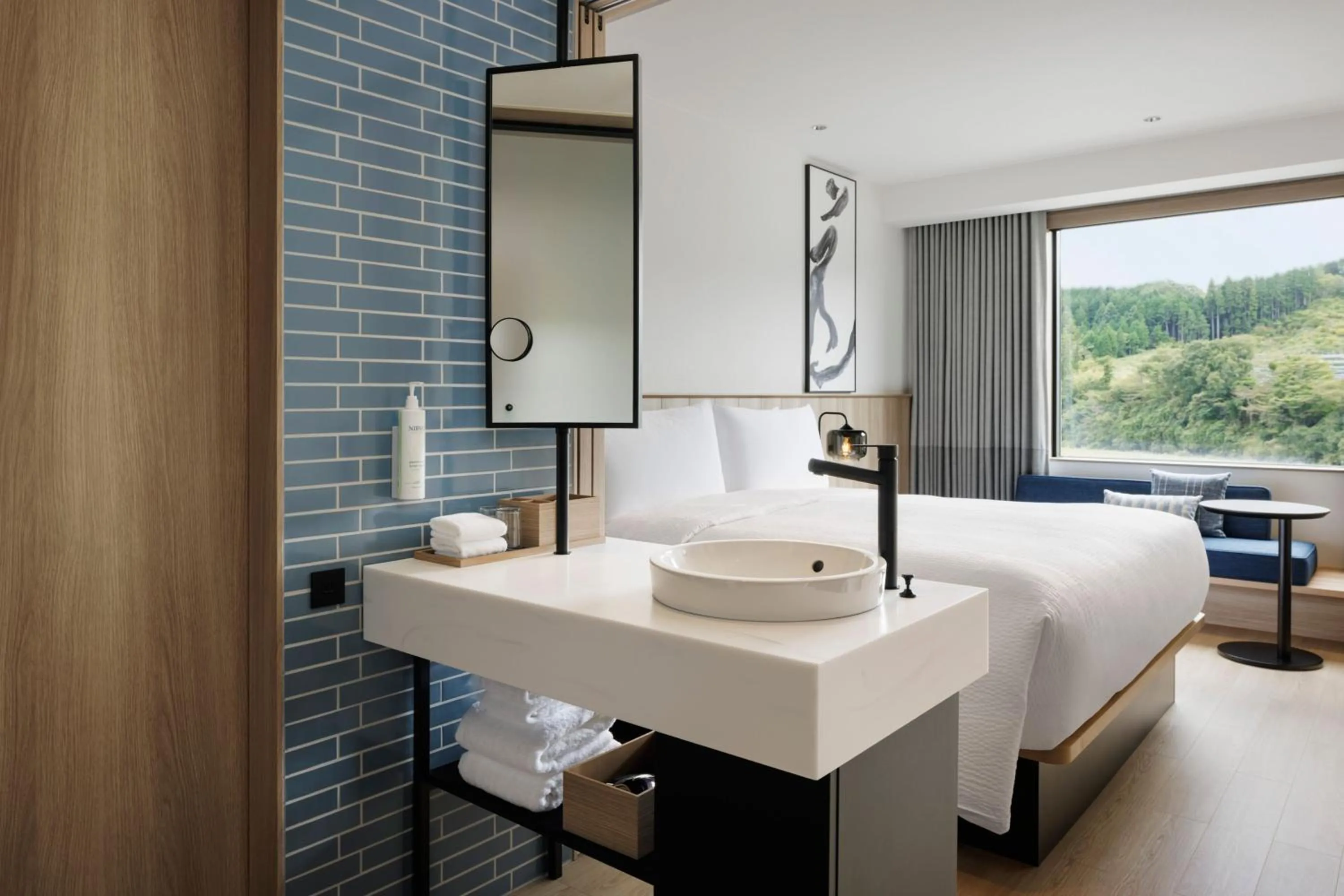 Bathroom, Bed in Fairfield by Marriott Okayama Hiruzen Highland