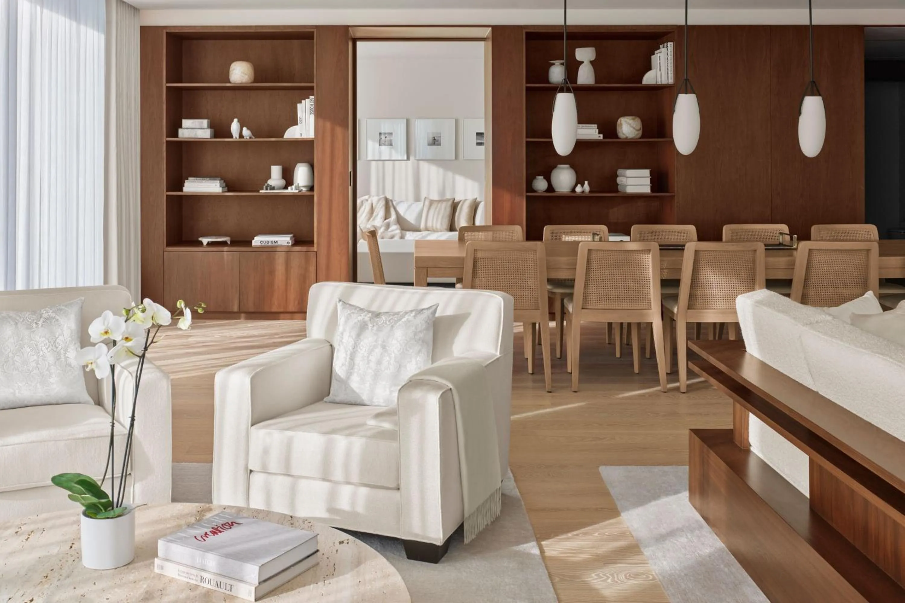 Living room in The Tampa EDITION