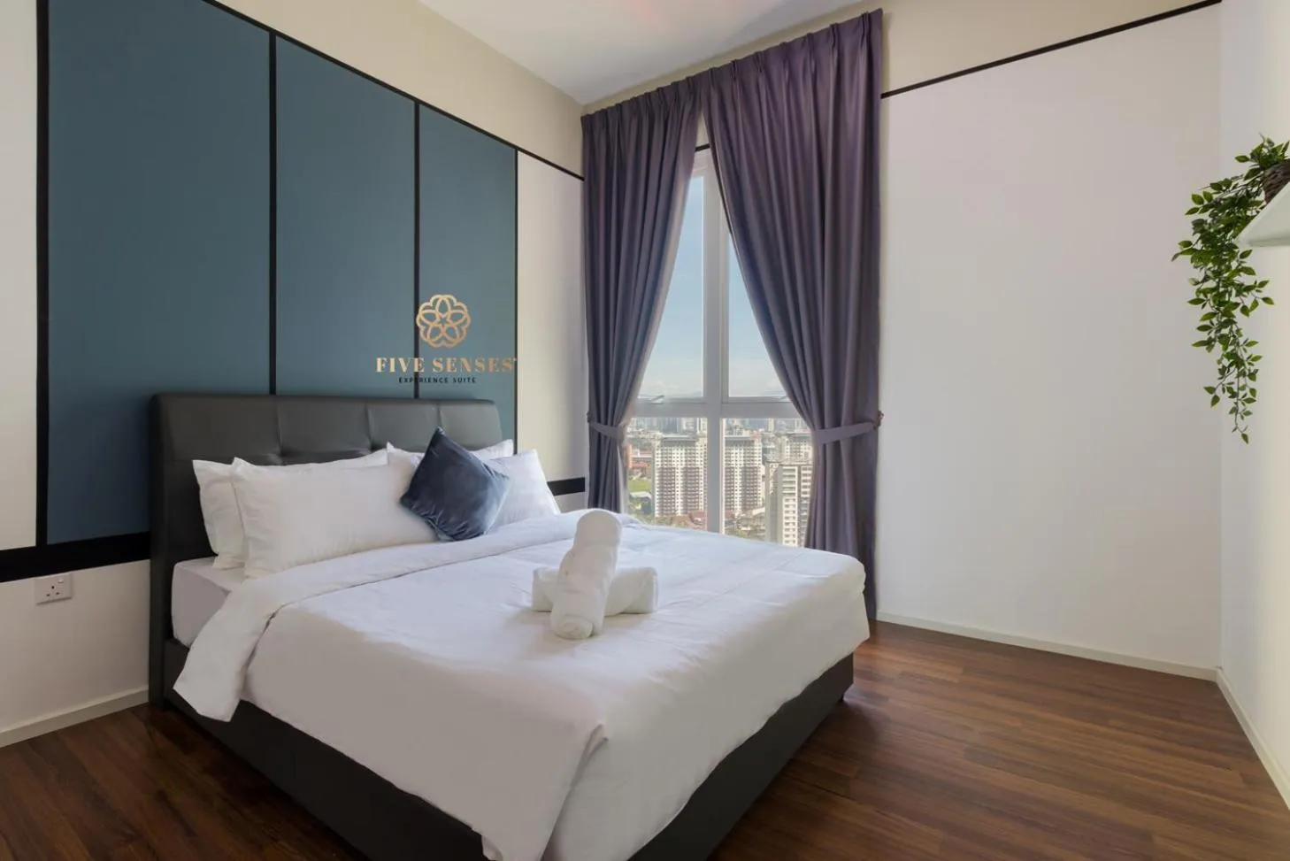 Bedroom, Bed in UNA Serviced Apartment, Sunway Velocity Kuala Lumpur