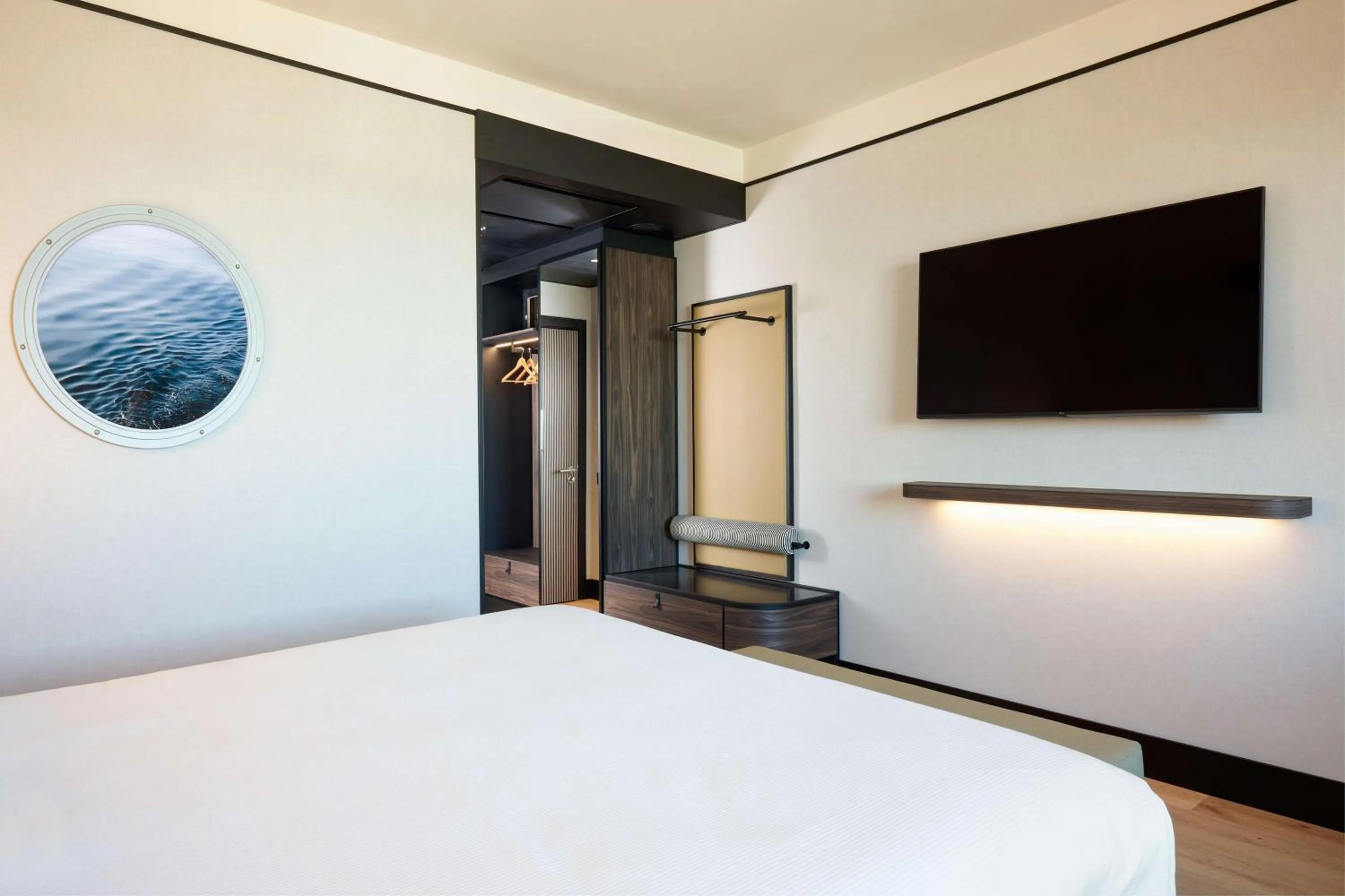 Bedroom, Bed in Hilton Rome Airport