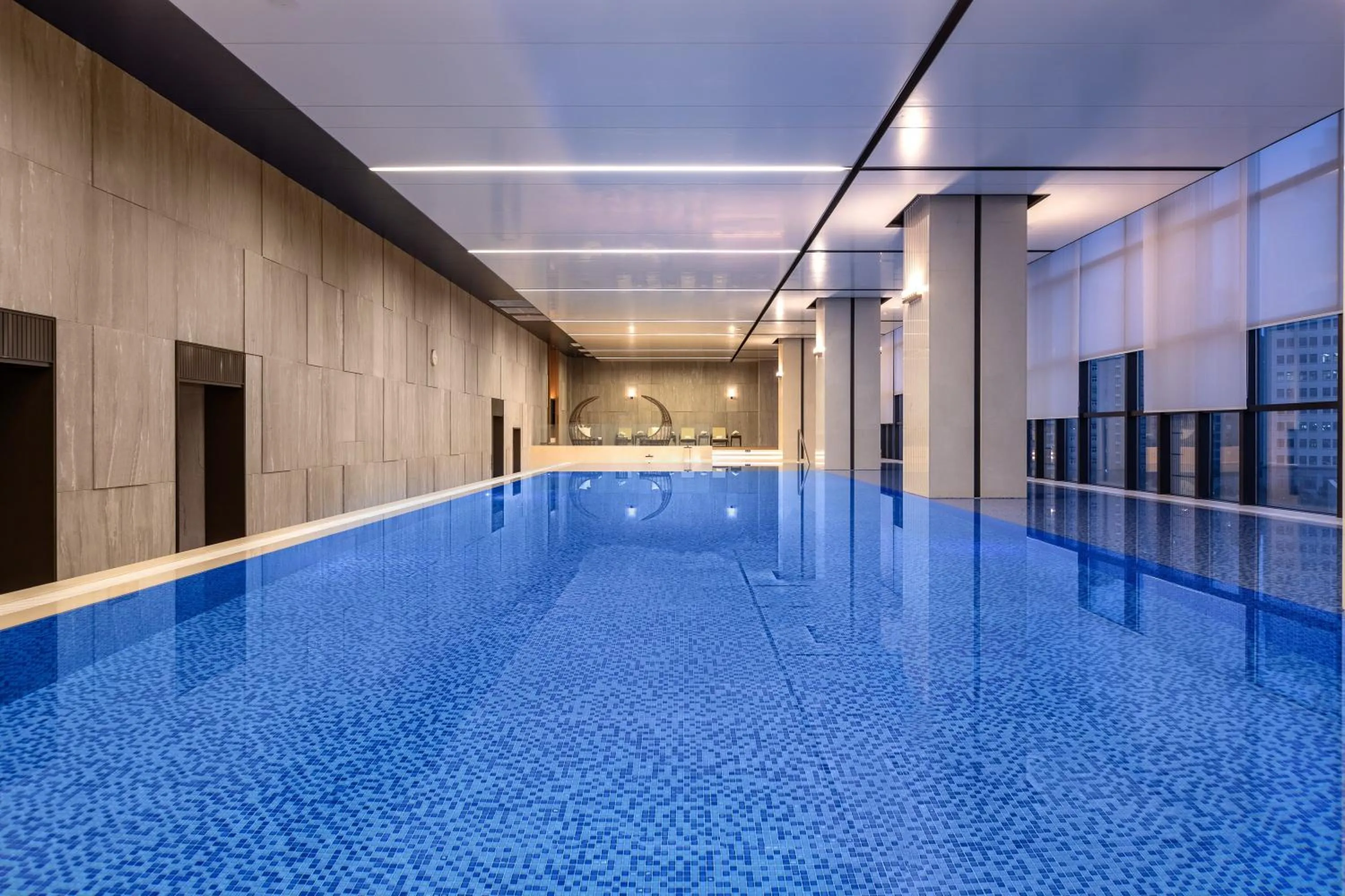 Swimming pool in Crowne Plaza Zhengzhou High Tech Zone by IHG