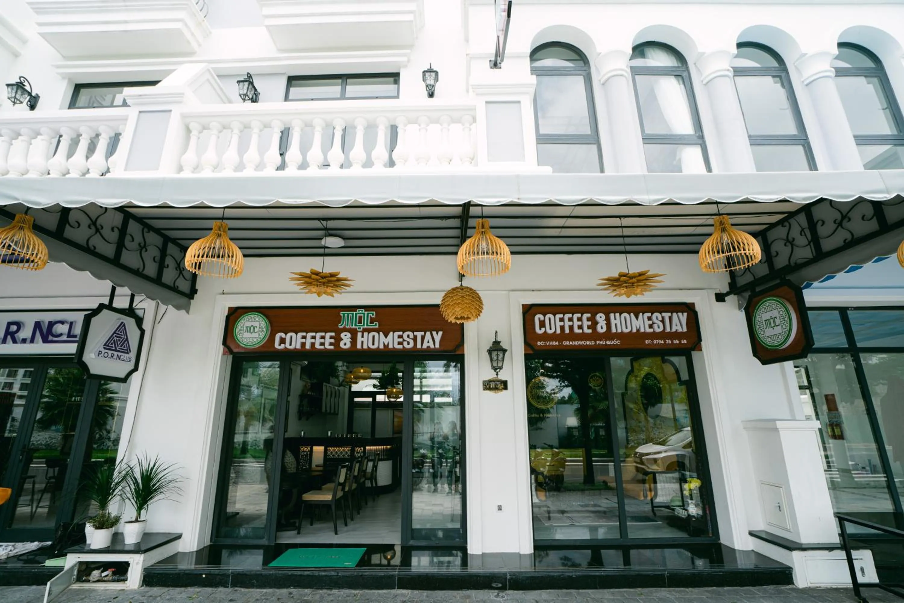 Facade/entrance in Mộc Homestay GrandWorld Phú Quốc