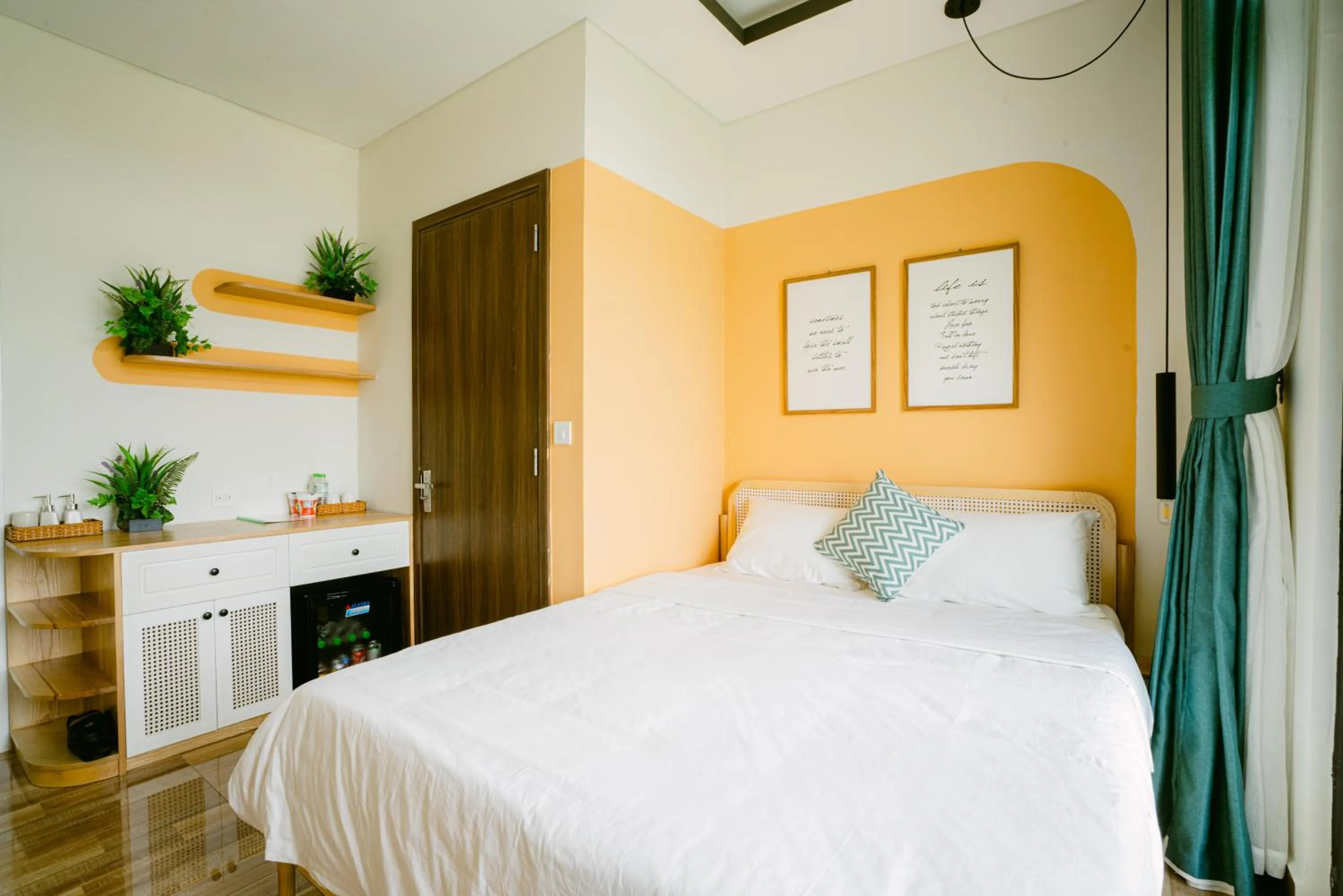 Bed in Mộc Homestay GrandWorld Phú Quốc