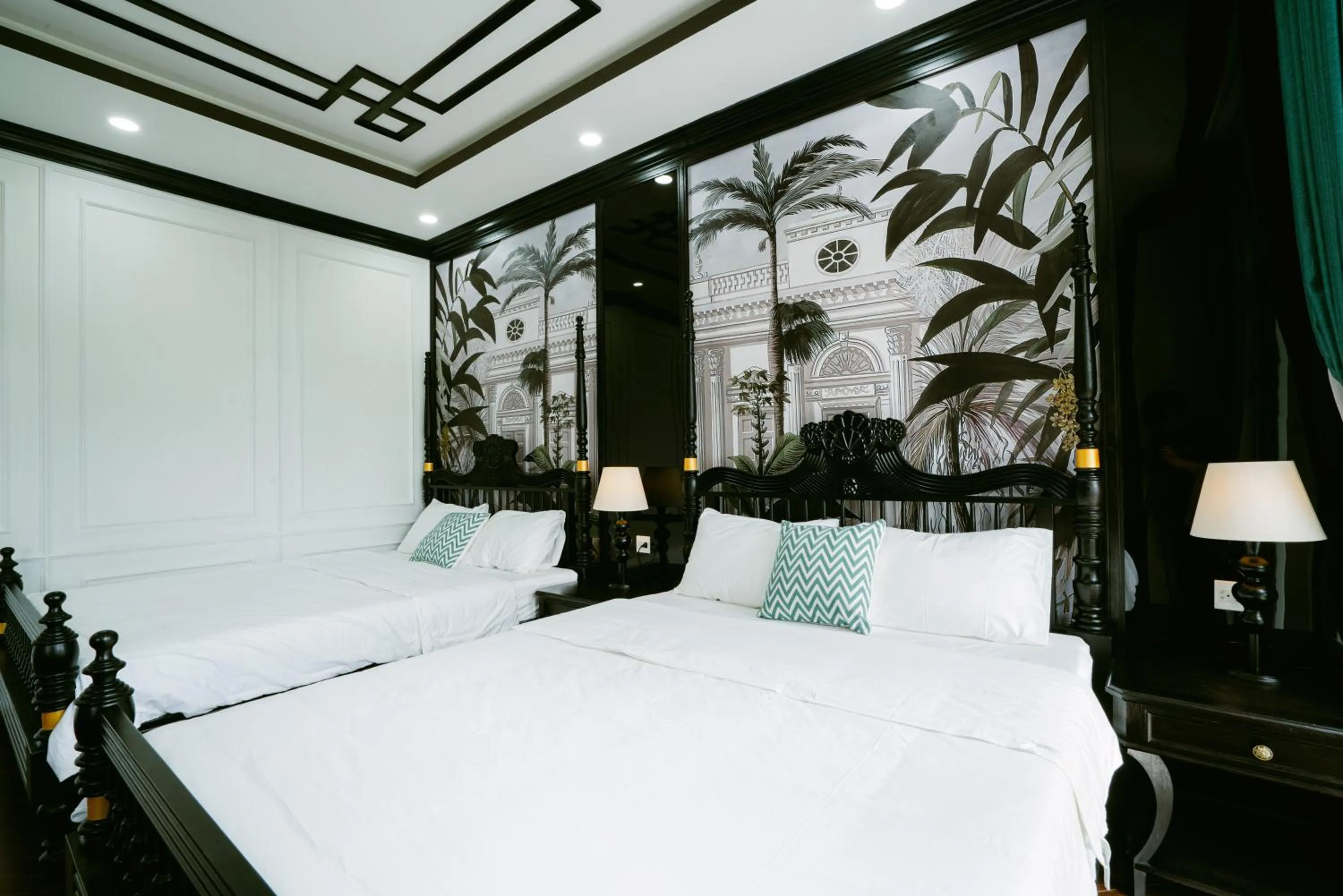 Bed in Mộc Homestay GrandWorld Phú Quốc