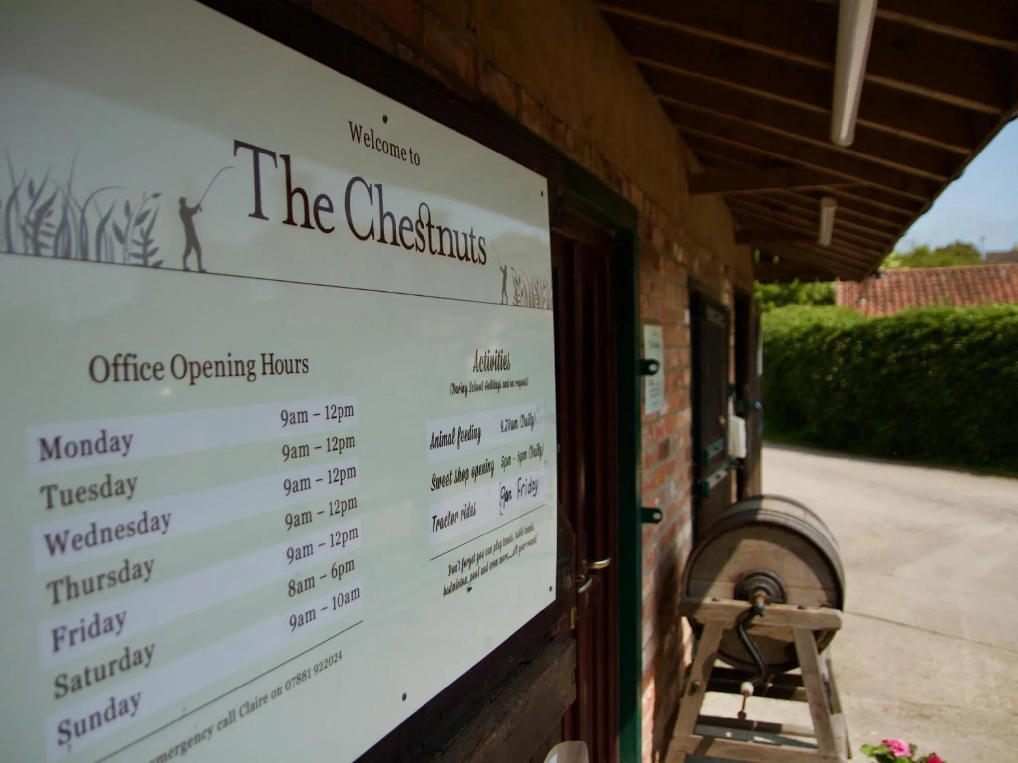 Activities in The Chestnuts Holiday Cottages