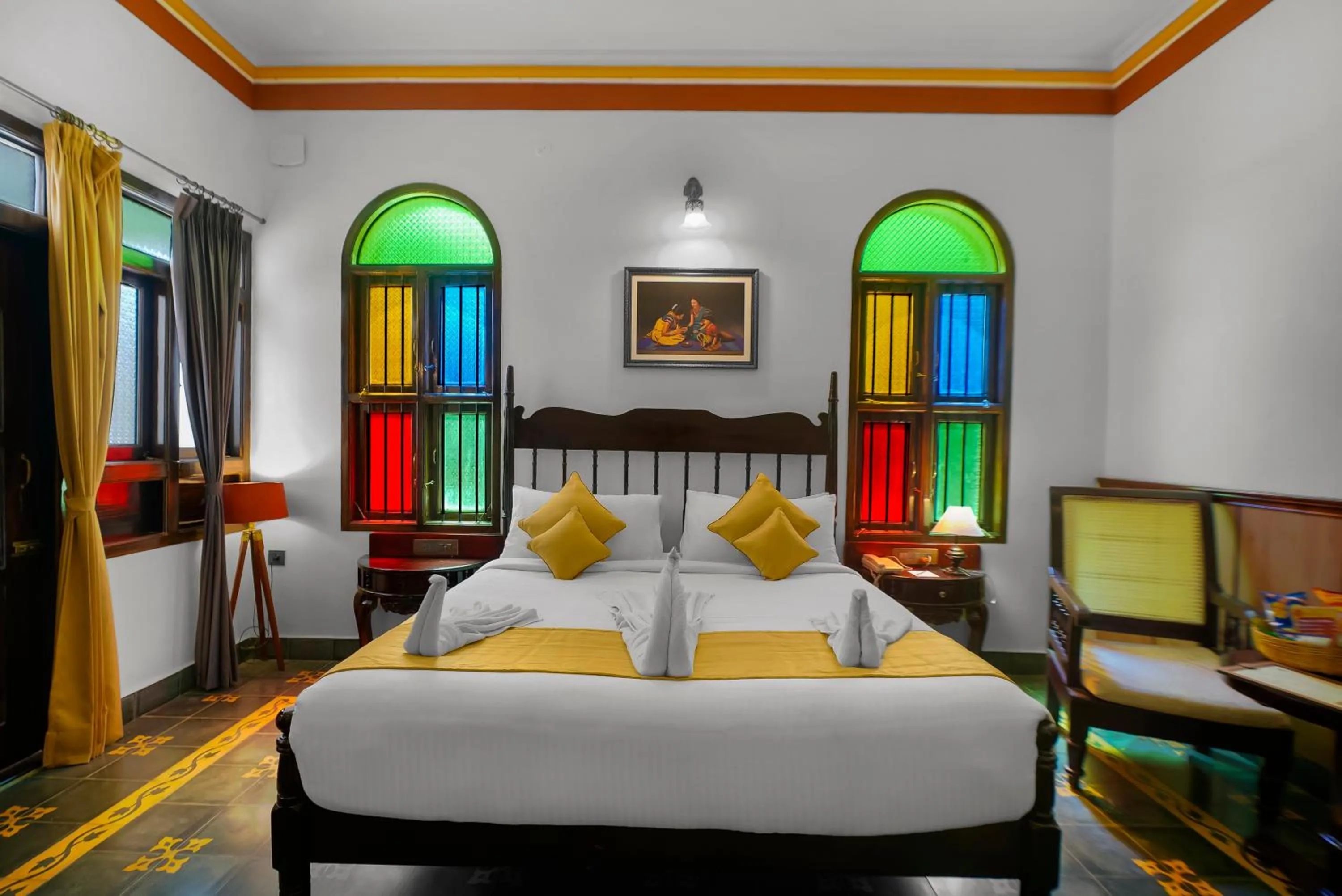 Bedroom, Bed in WOW Bison Woods Organic Veg Resort - Yercaud