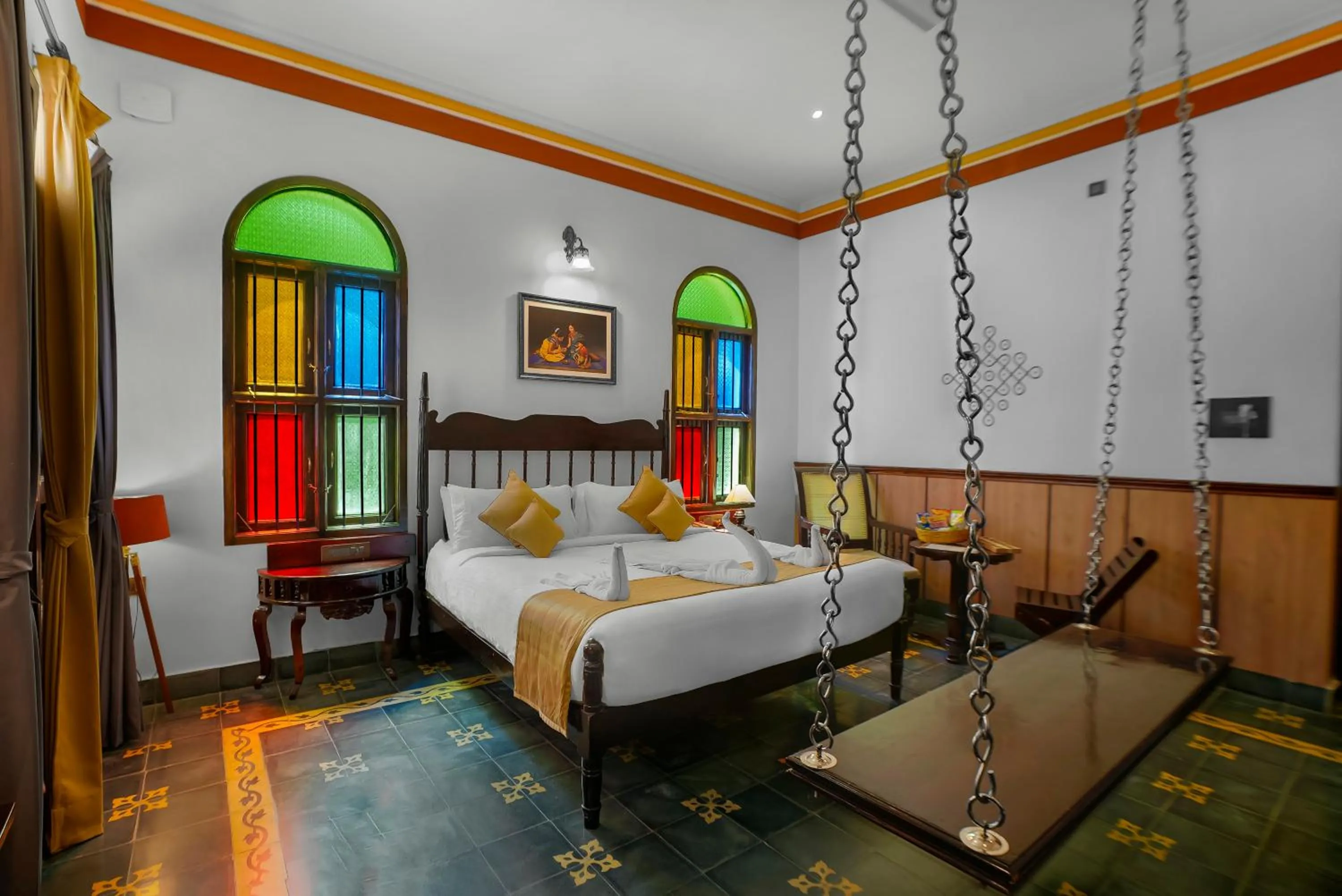 Bedroom, Bed in WOW Bison Woods Organic Veg Resort - Yercaud