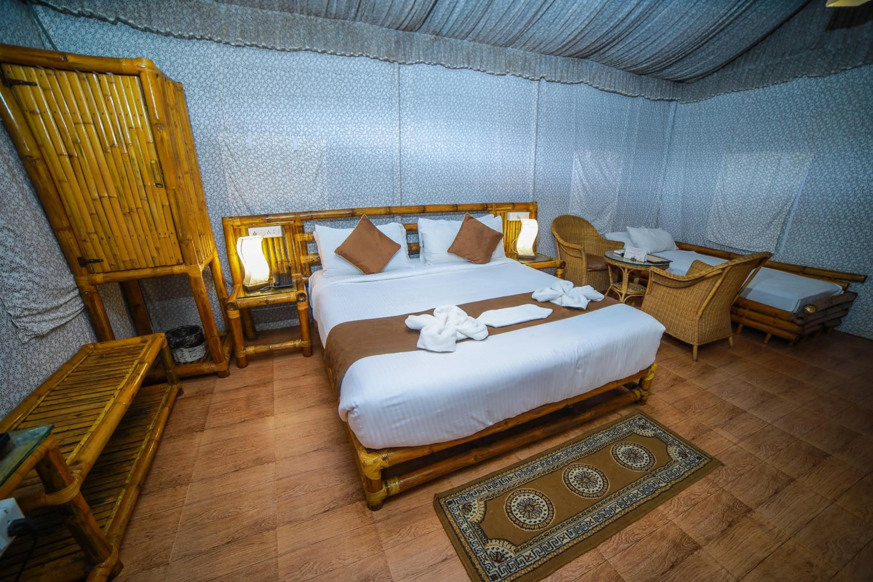 Bed in WOW Bison Woods Organic Veg Resort - Yercaud