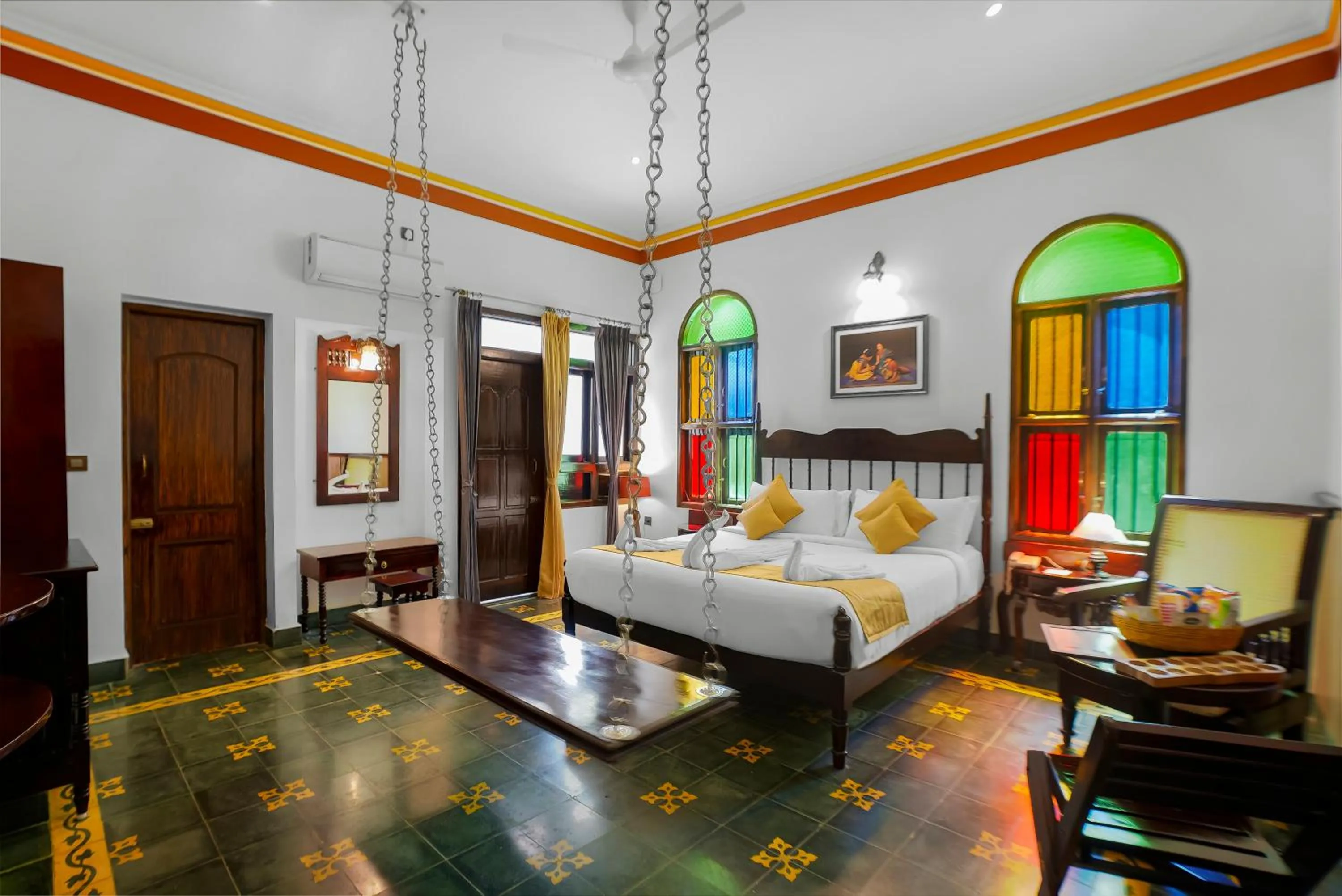 Bedroom, Bed in WOW Bison Woods Organic Veg Resort - Yercaud