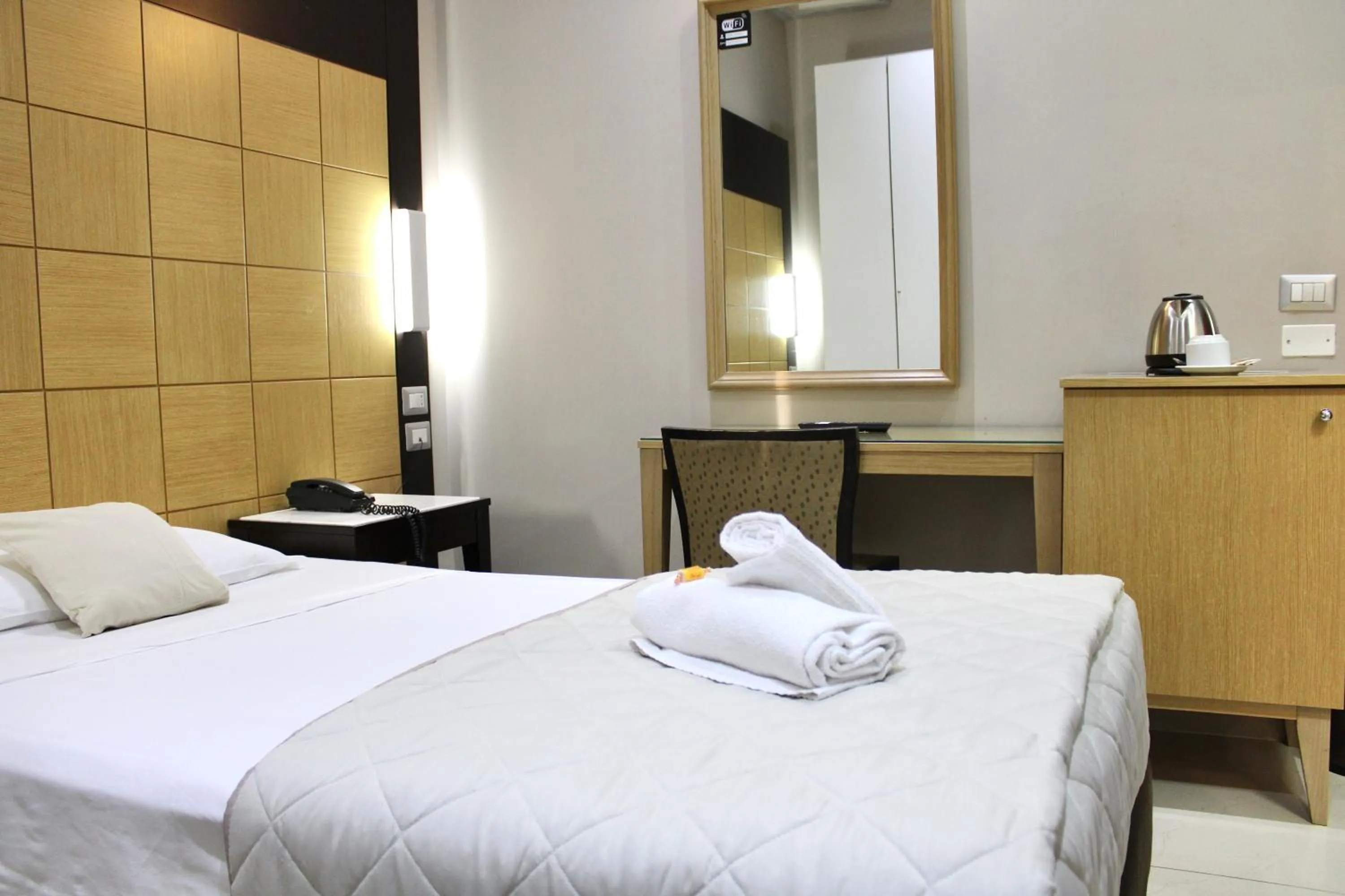 Photo of the whole room, Bed in Hotel Fiorella Milano