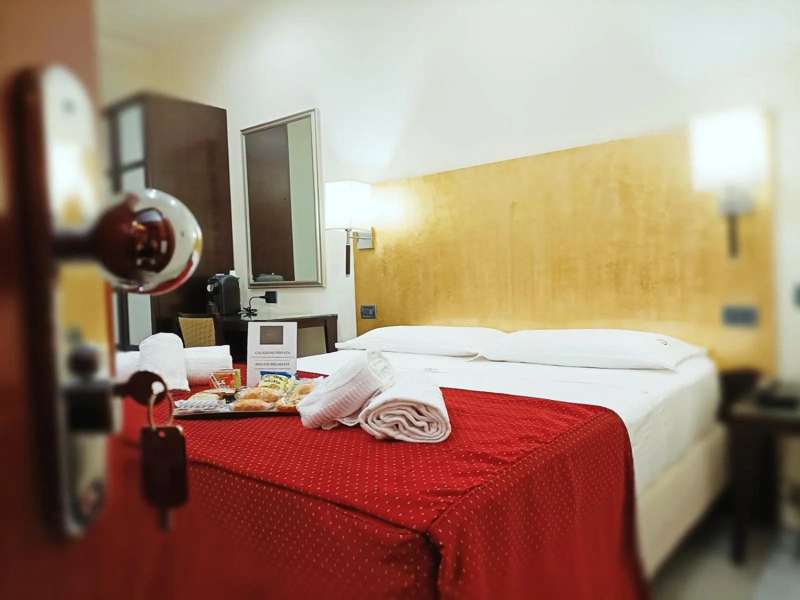 Photo of the whole room, Bed in Hotel Fiorella Milano