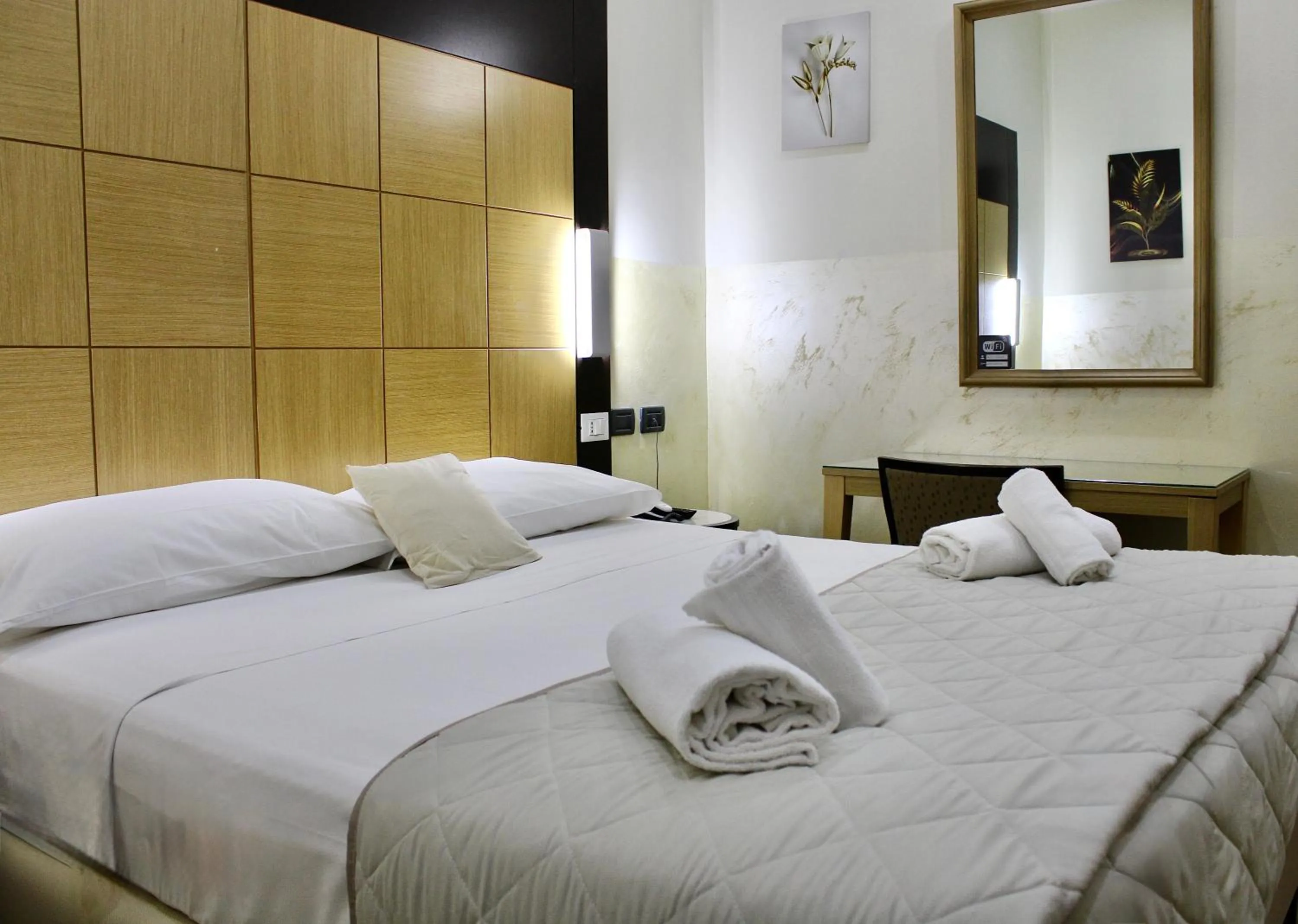 Photo of the whole room, Bed in Hotel Fiorella Milano