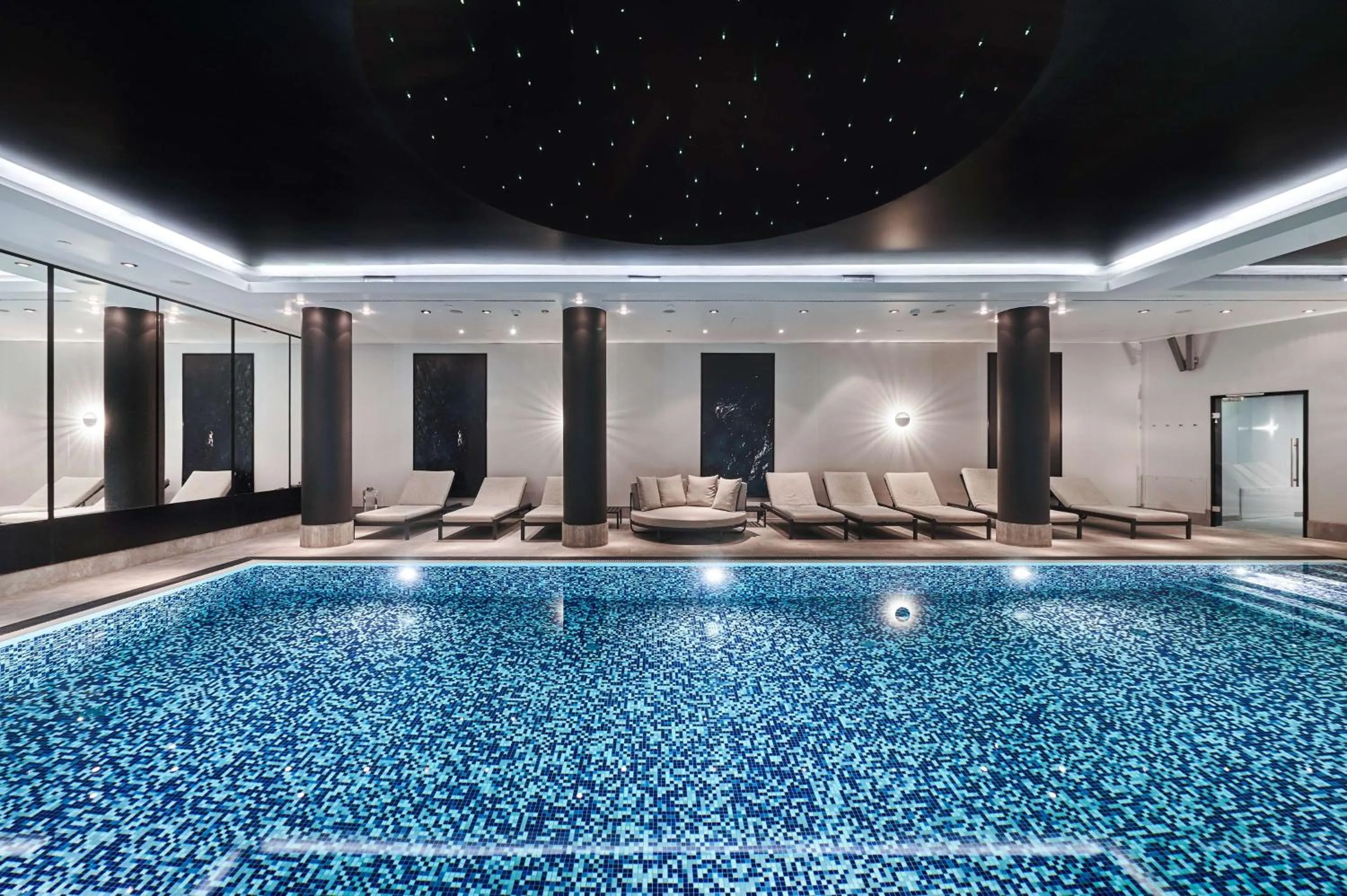 Pool view in Radisson Collection Hotel, Warsaw