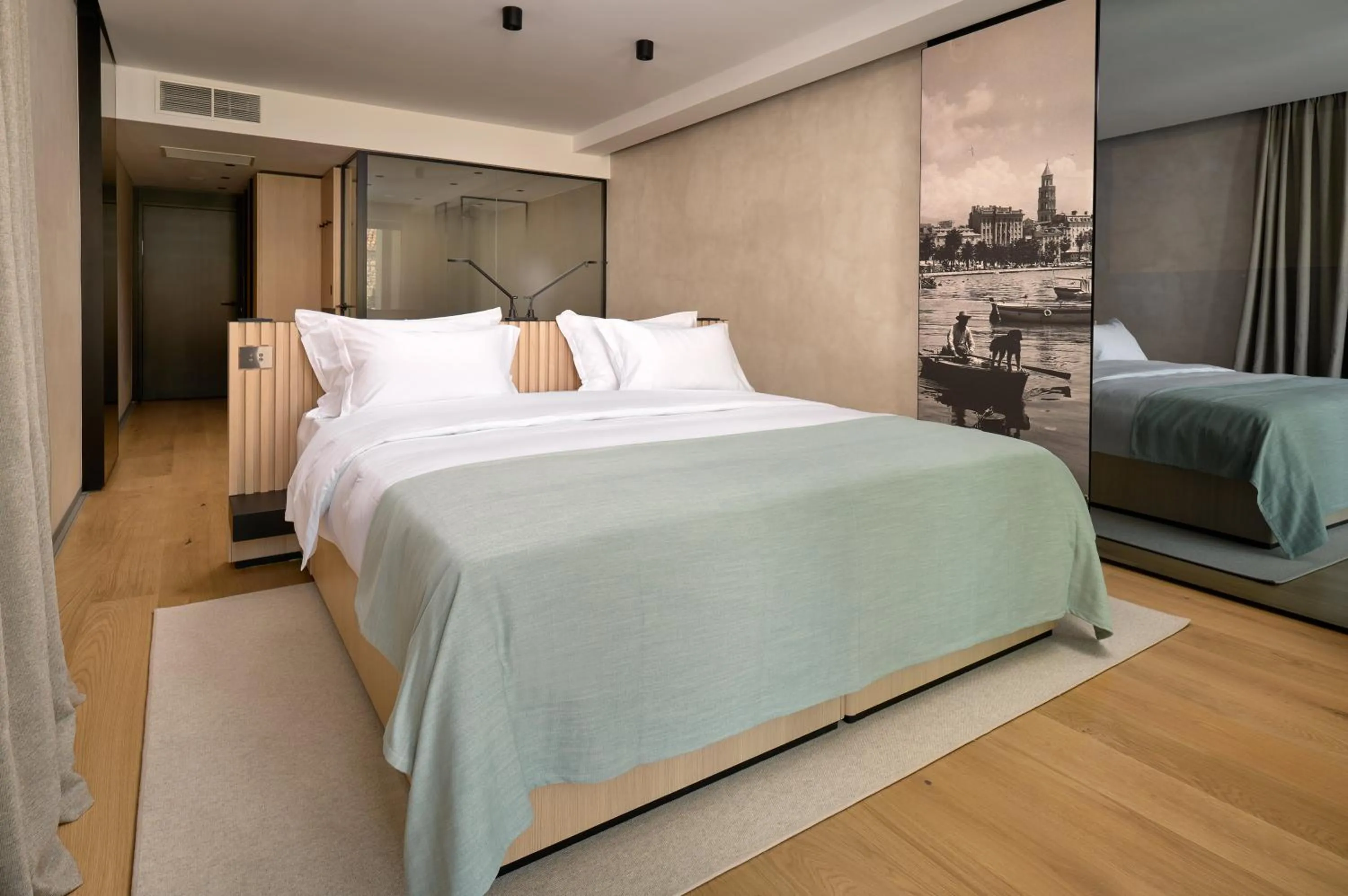 Bed in Hotel Ambasador