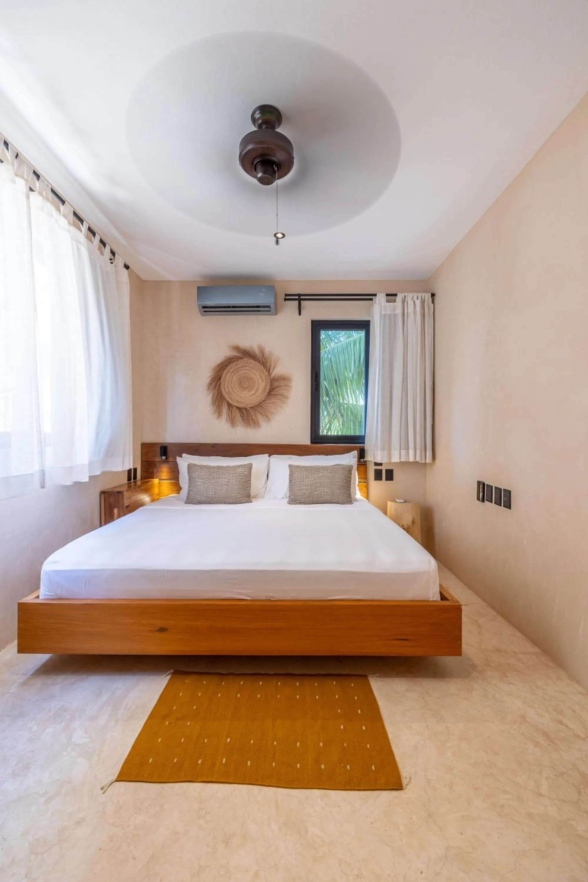 Bed in Cucu Hotel El Cuyo