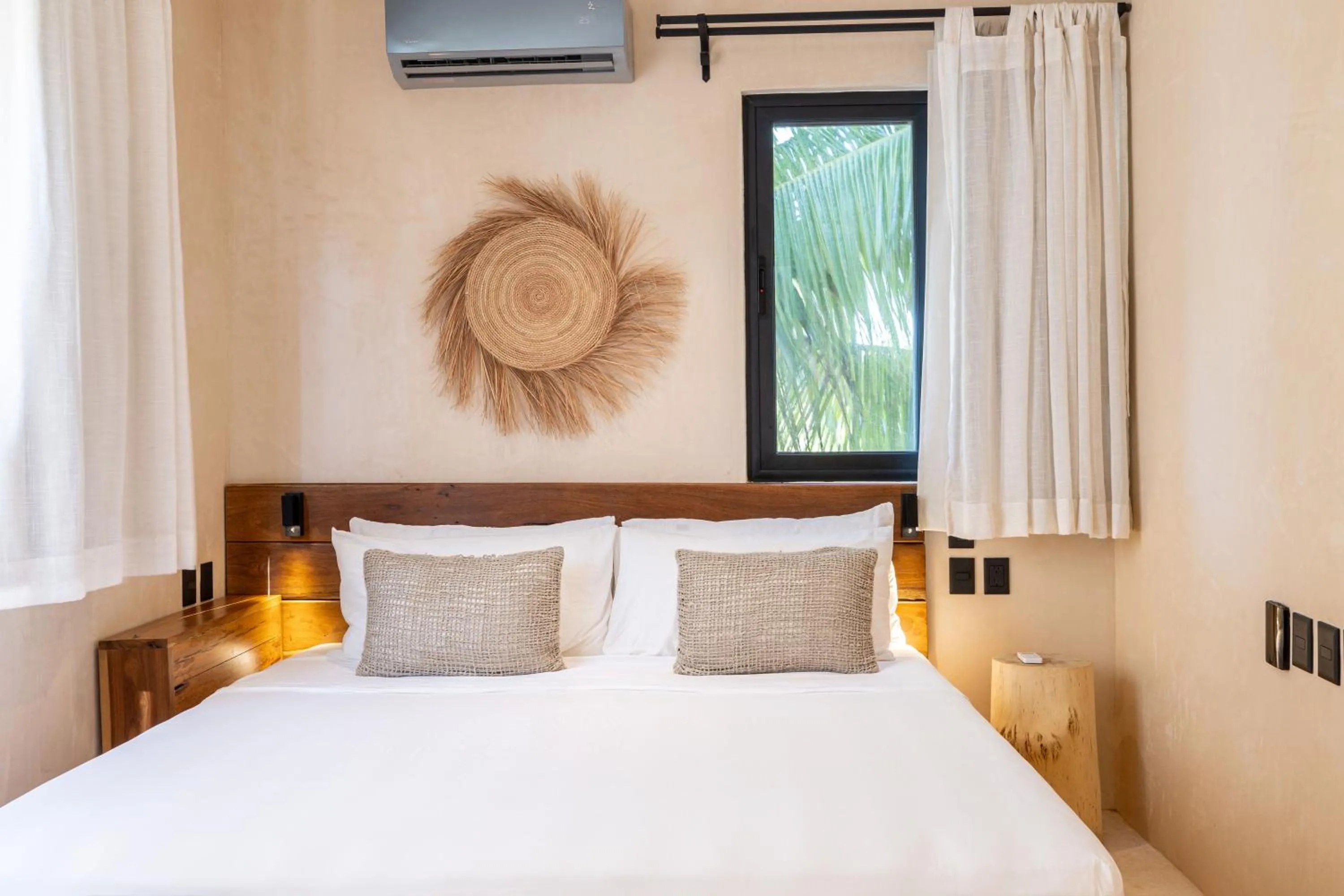 Bed in Cucu Hotel El Cuyo