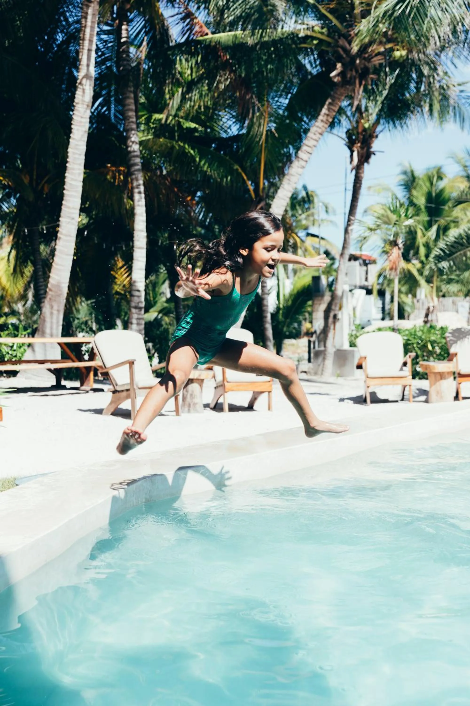 Pool view in Cucu Hotel El Cuyo