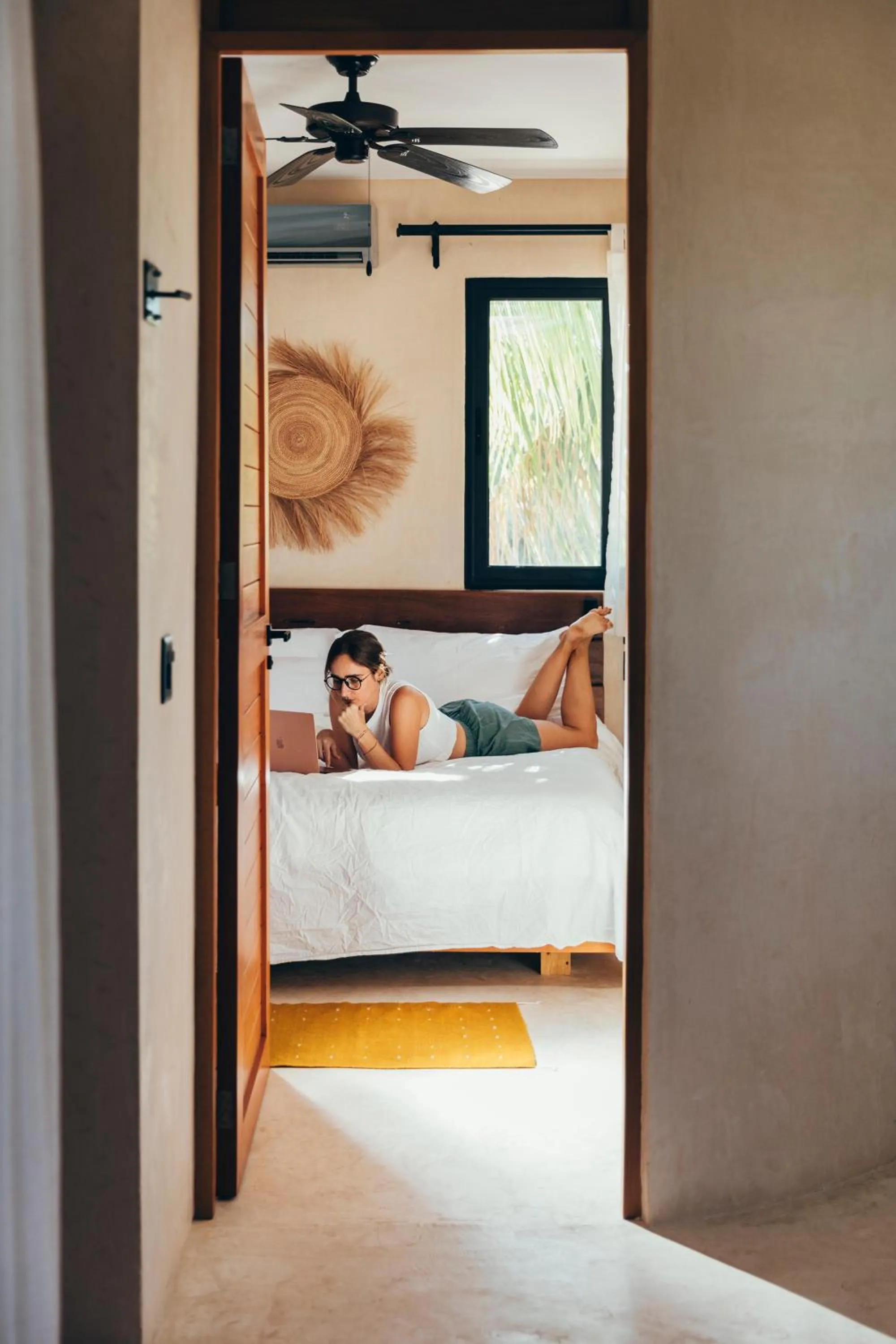 Bed in Cucu Hotel El Cuyo