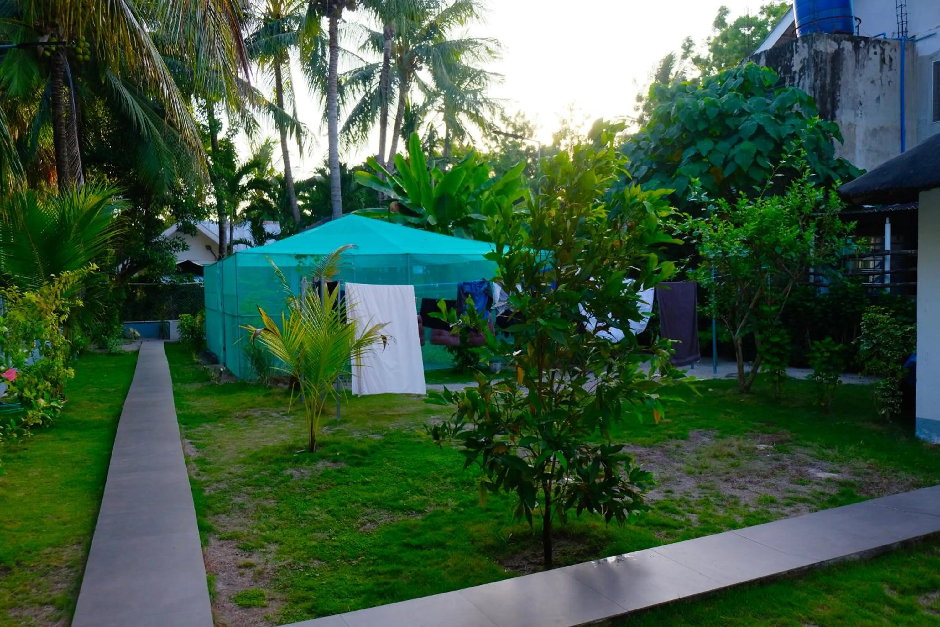 Garden in Skott's Comfy Lodge
