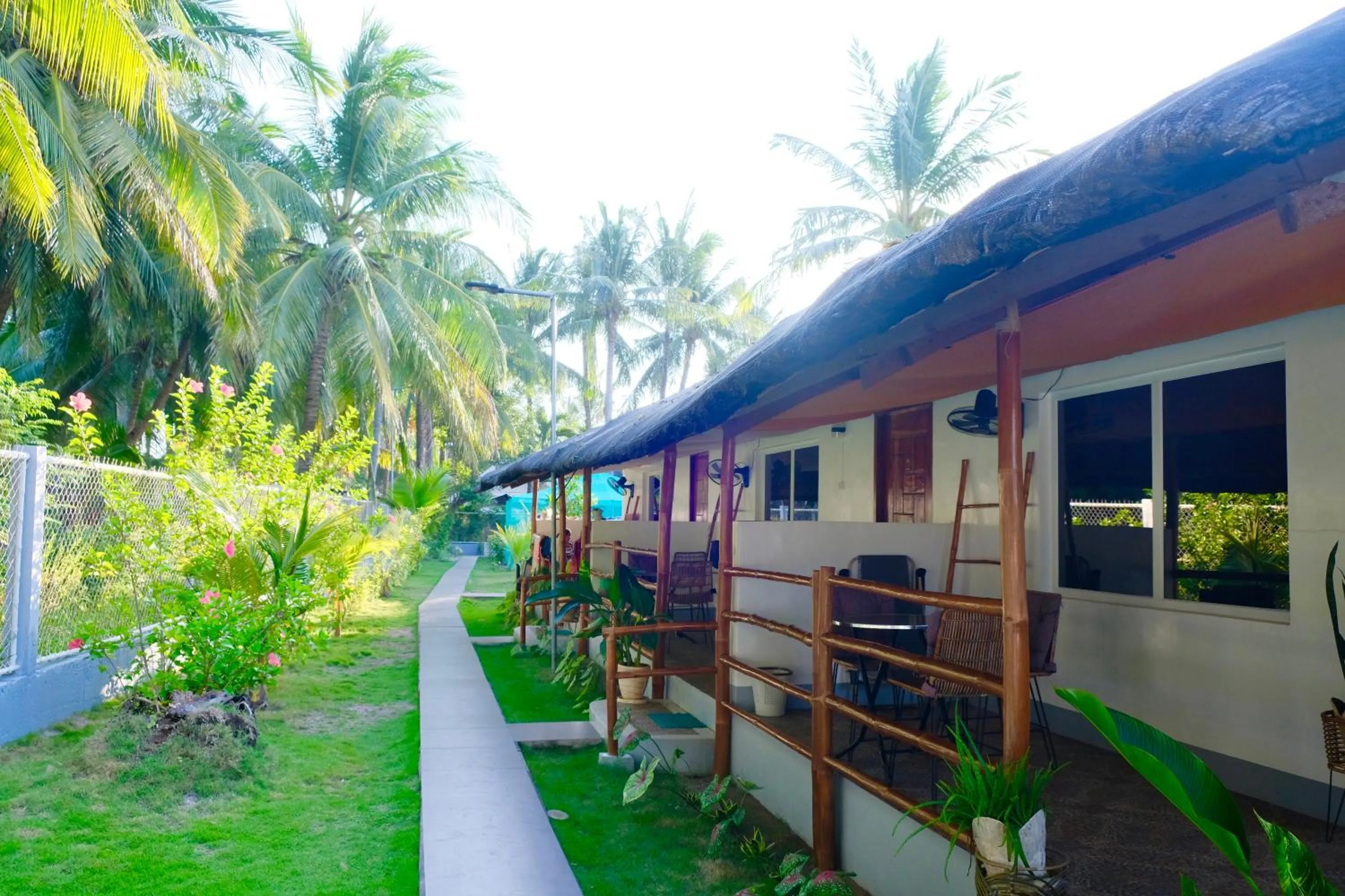 Garden in Skott's Comfy Lodge