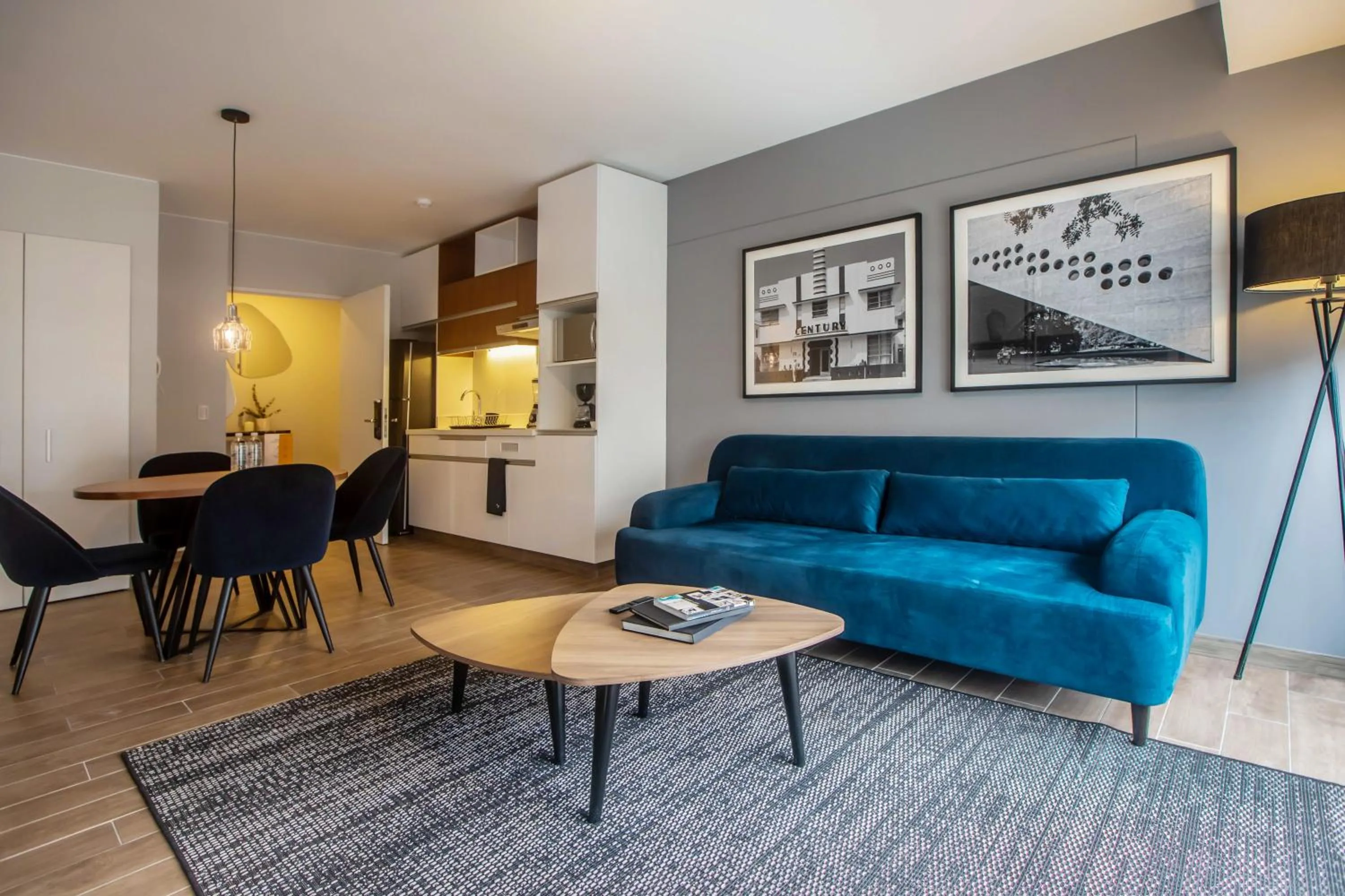 Living room in SoHo by Wynwood House