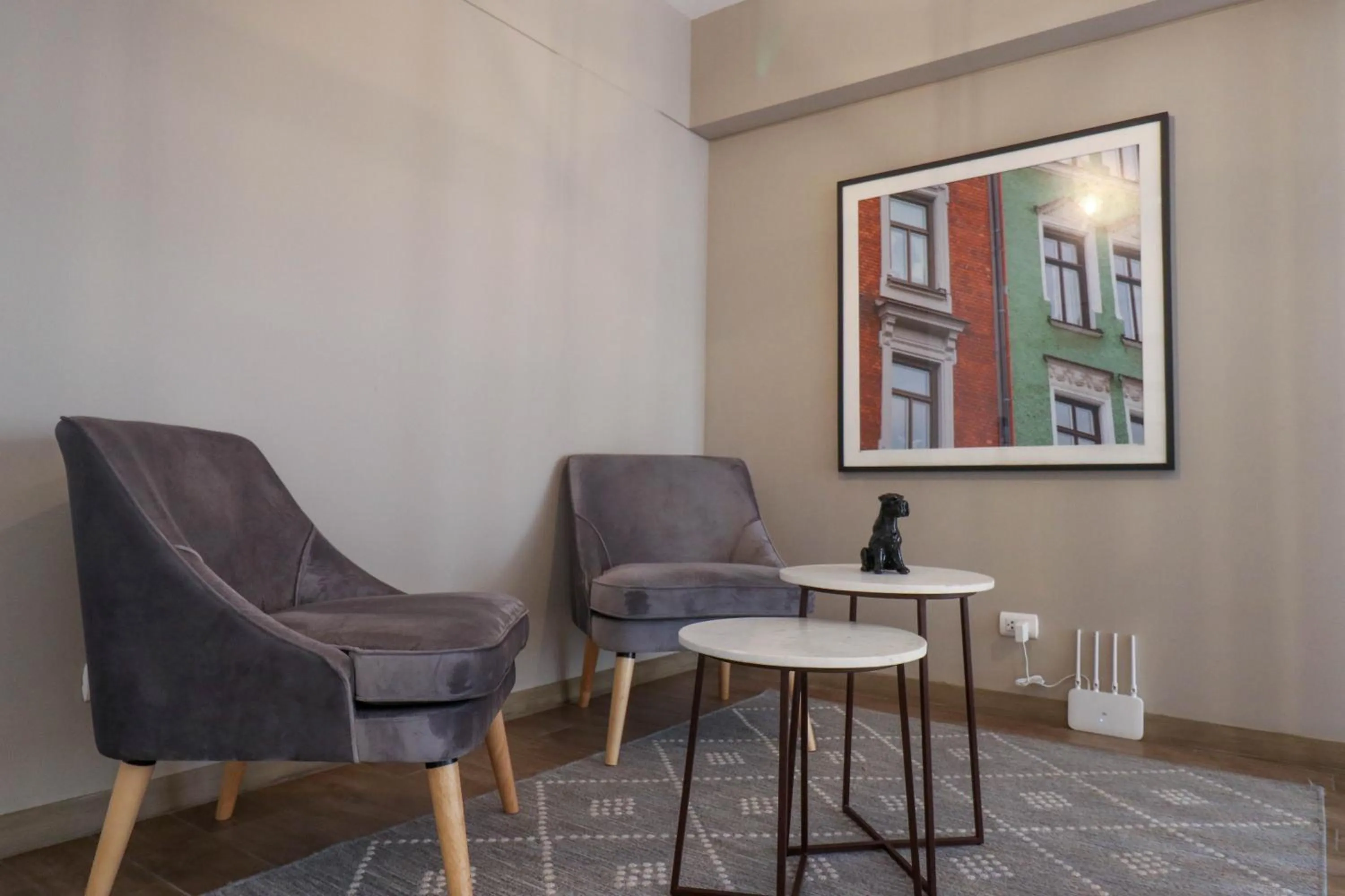 Living room in SoHo by Wynwood House